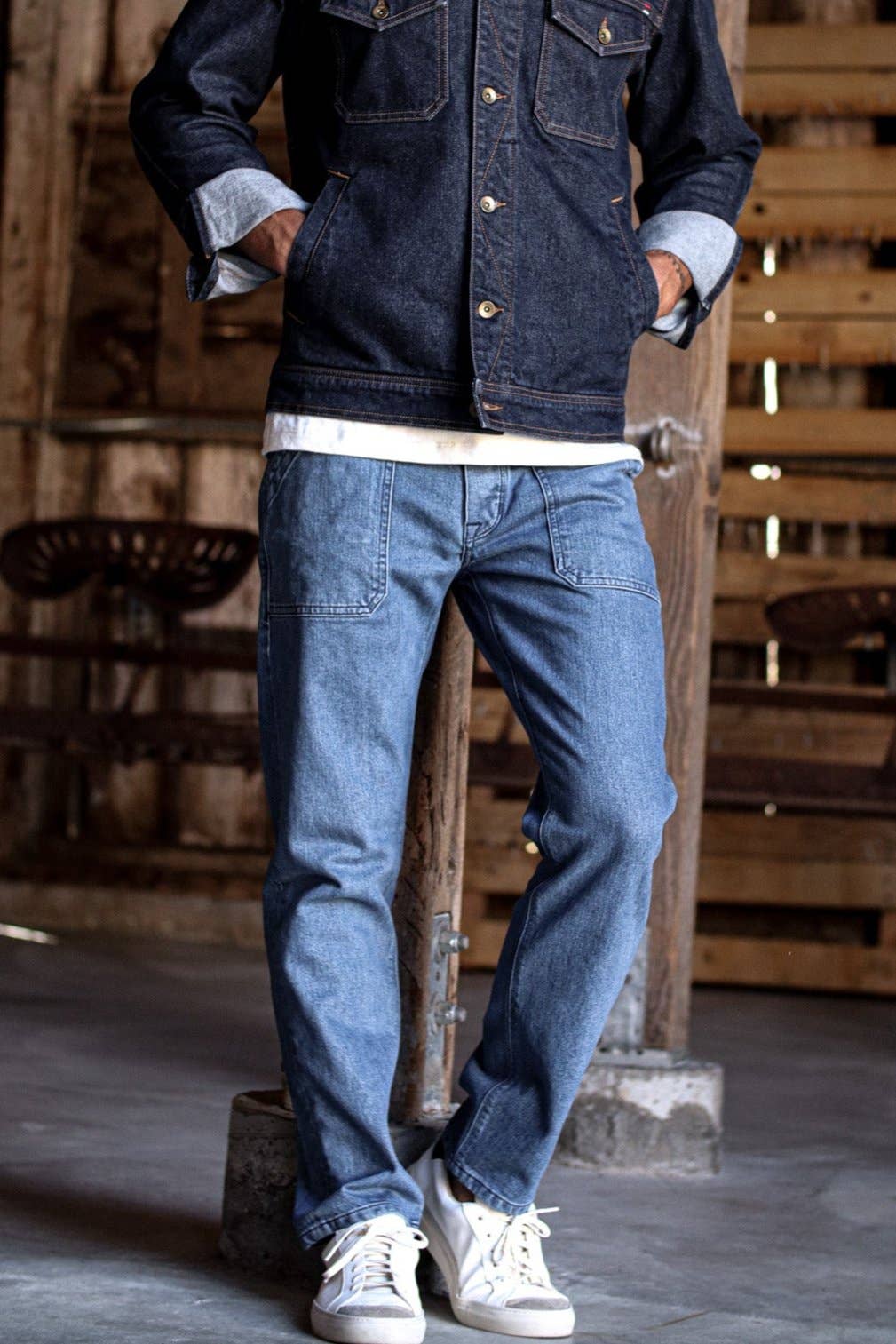 Scout Jean | Salt Wash Denim Military Pant