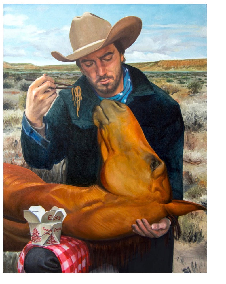 Kym Day print “High Plain, Lo Mein”