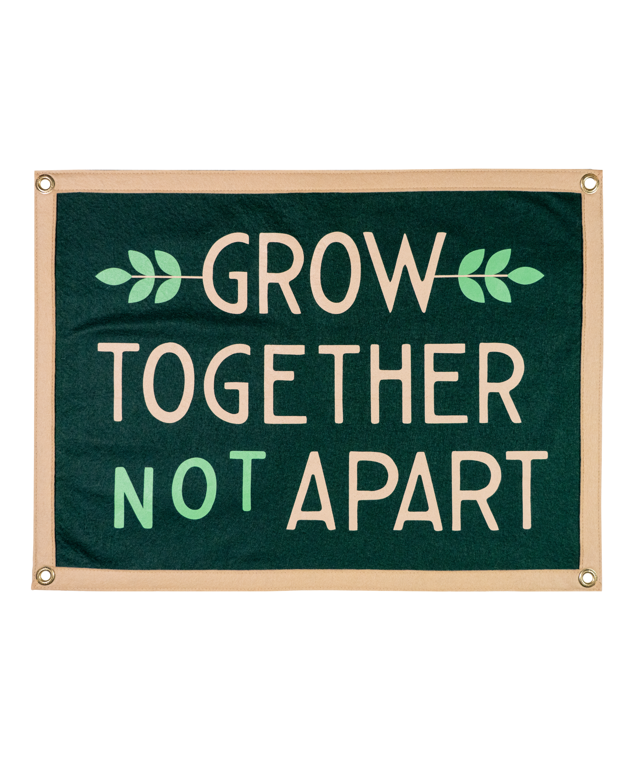 Grow Together Not Apart Camp Flag