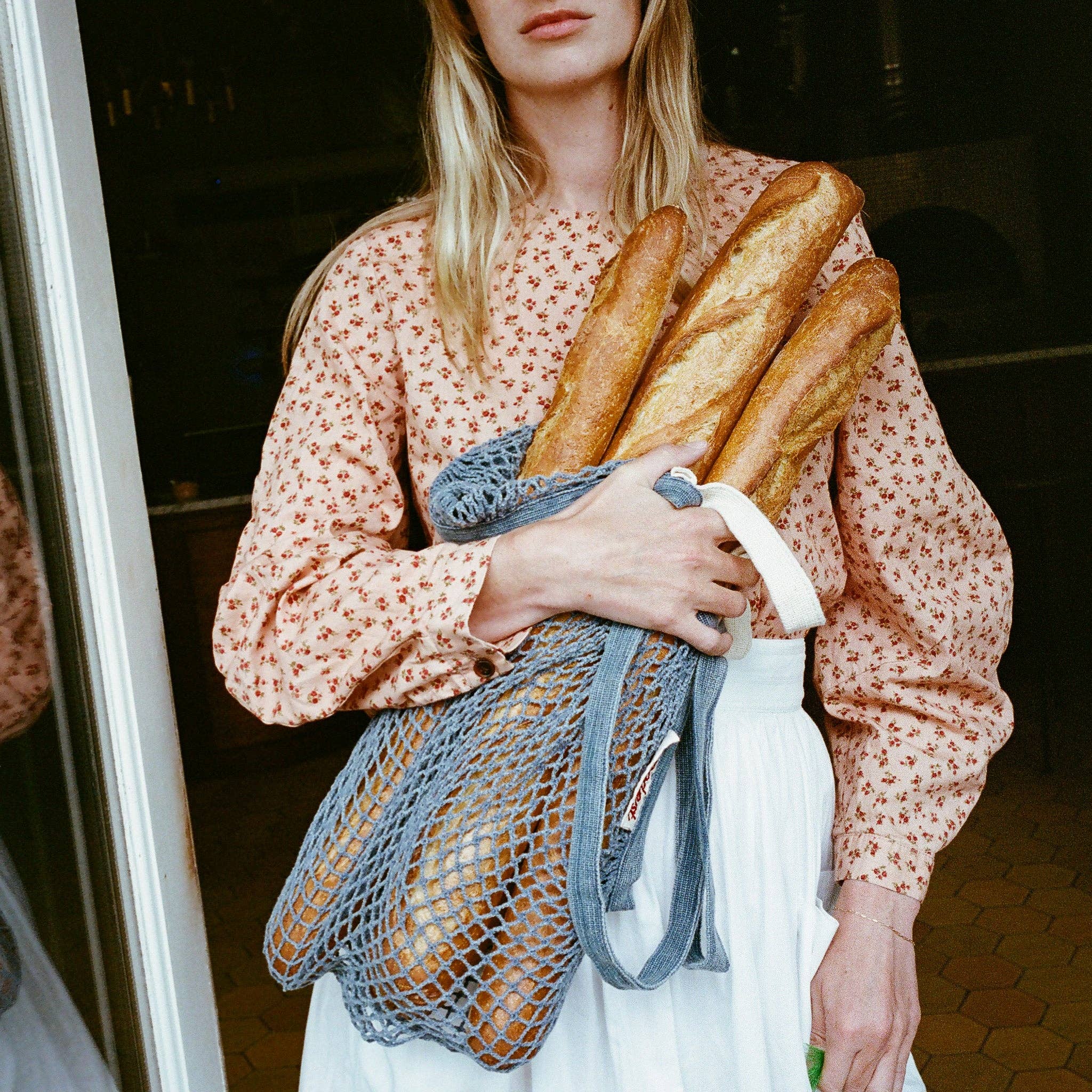 IMMODEST COTTON- Large Market Bag | Acid Wash