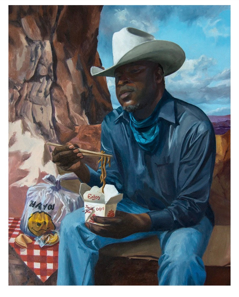 Kym Day Print “Cowboy Picnics in the Canyon”