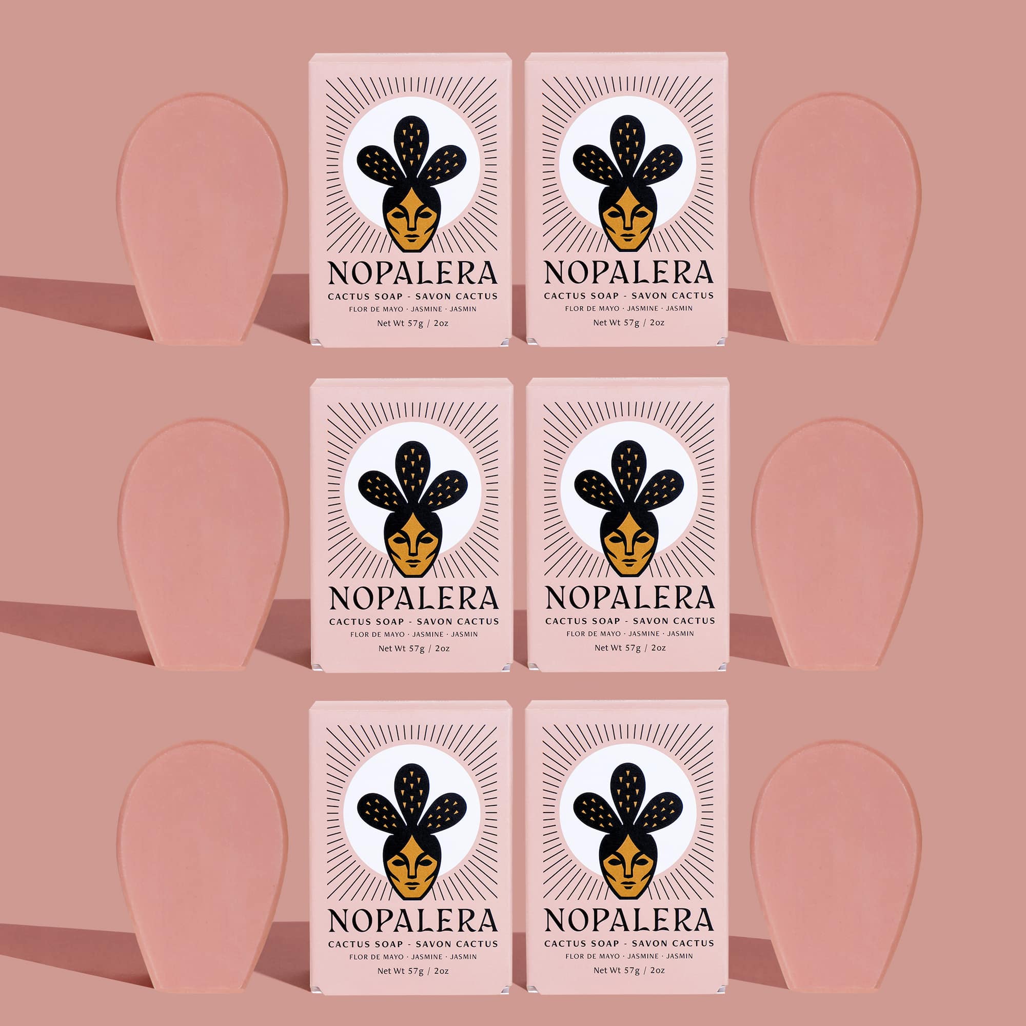 Nopalera- Mini 2oz Flor de Mayo Cactus Soap