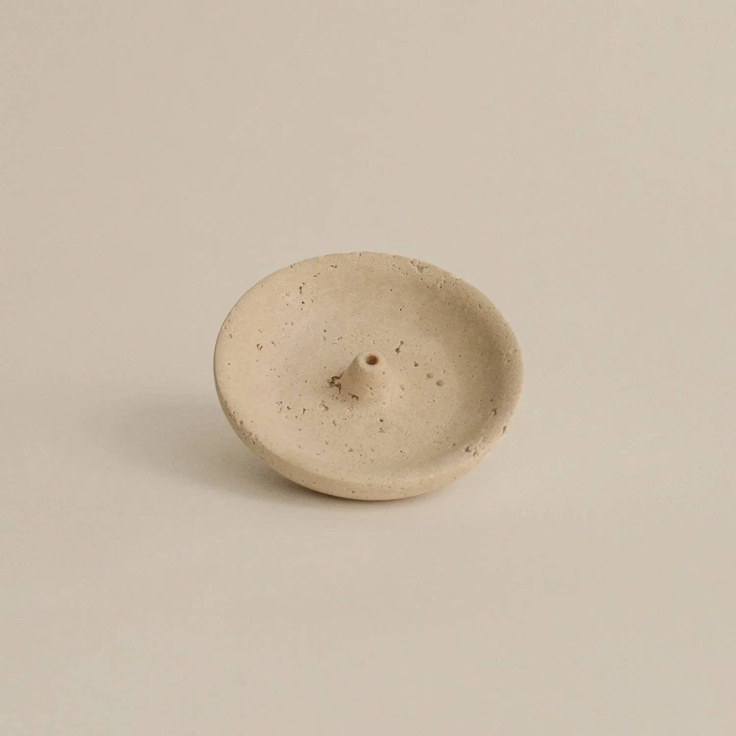 Cedar and Myrrh- Travertine Incense Holder Plate