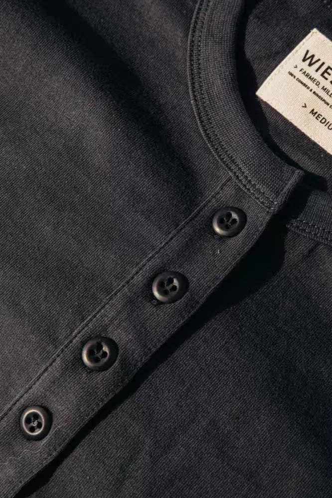 Reyes Henley | Heavyweight 8oz 100% Cotton