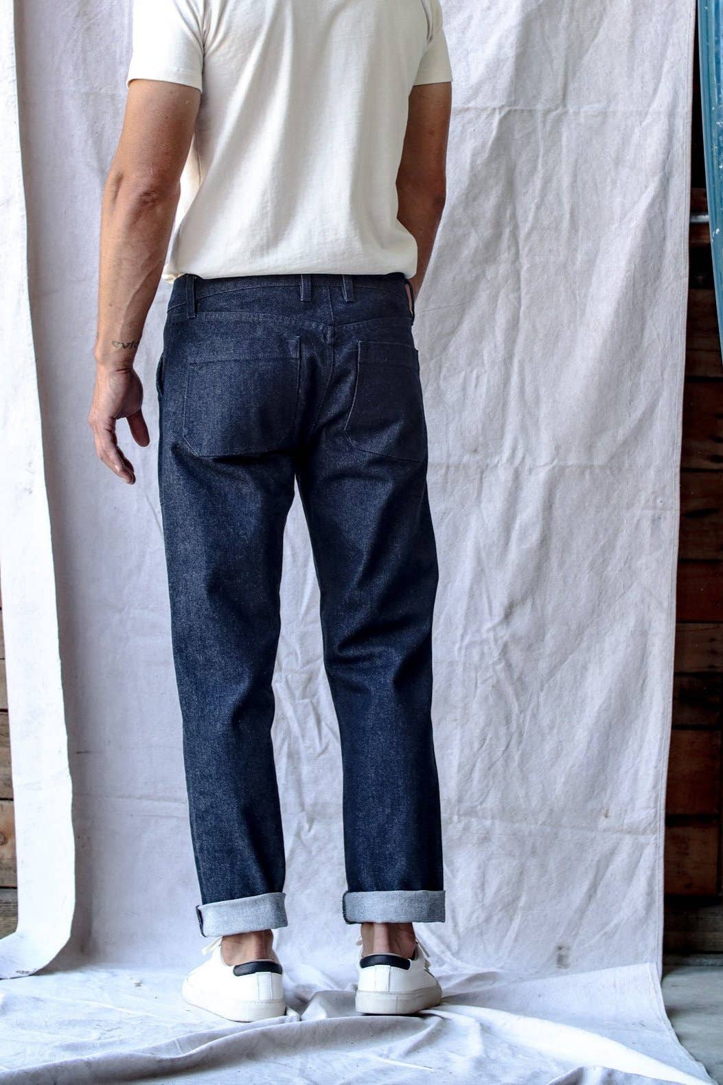 Scout Jean | Ocean Wash Denim Military Pant