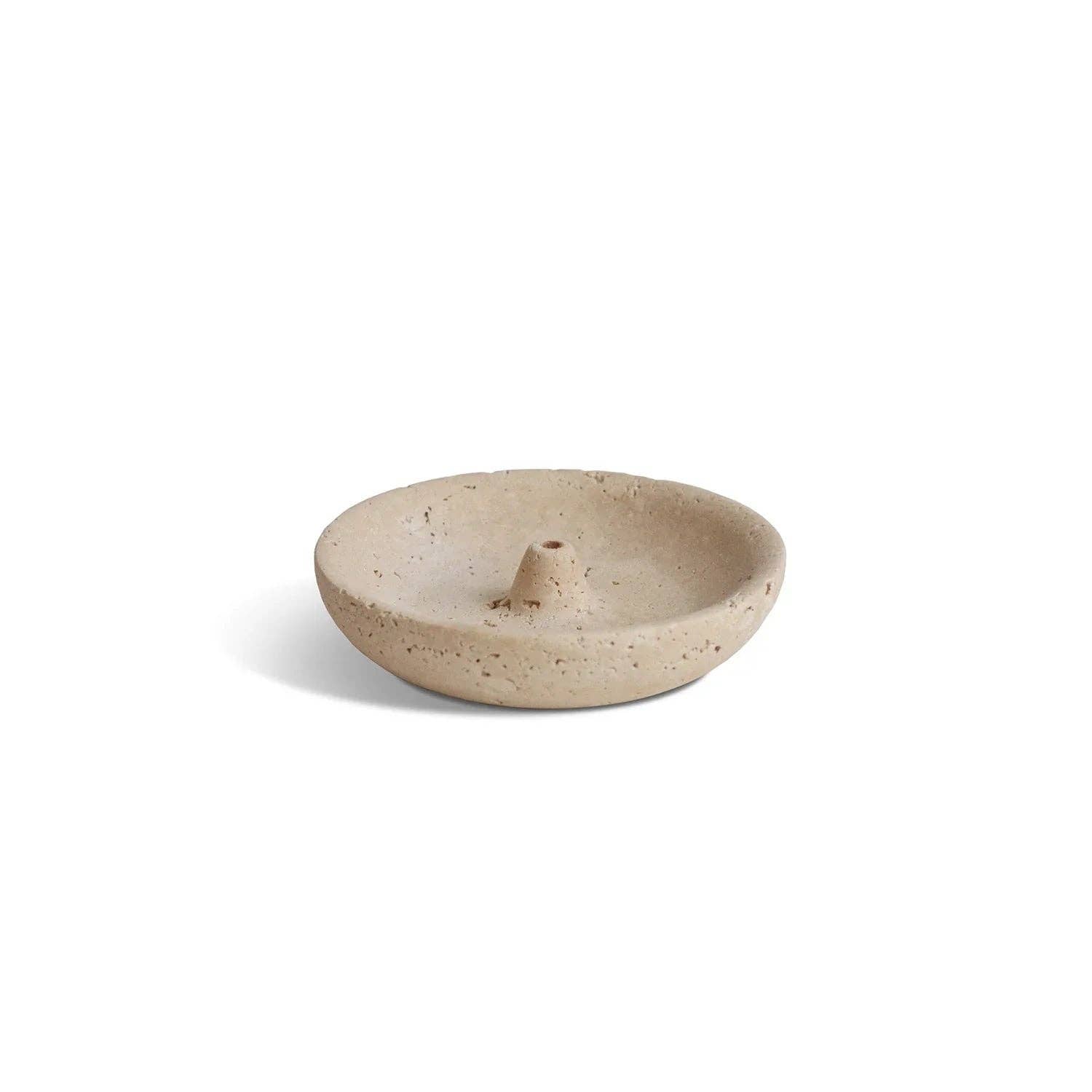Cedar and Myrrh- Travertine Incense Holder Plate