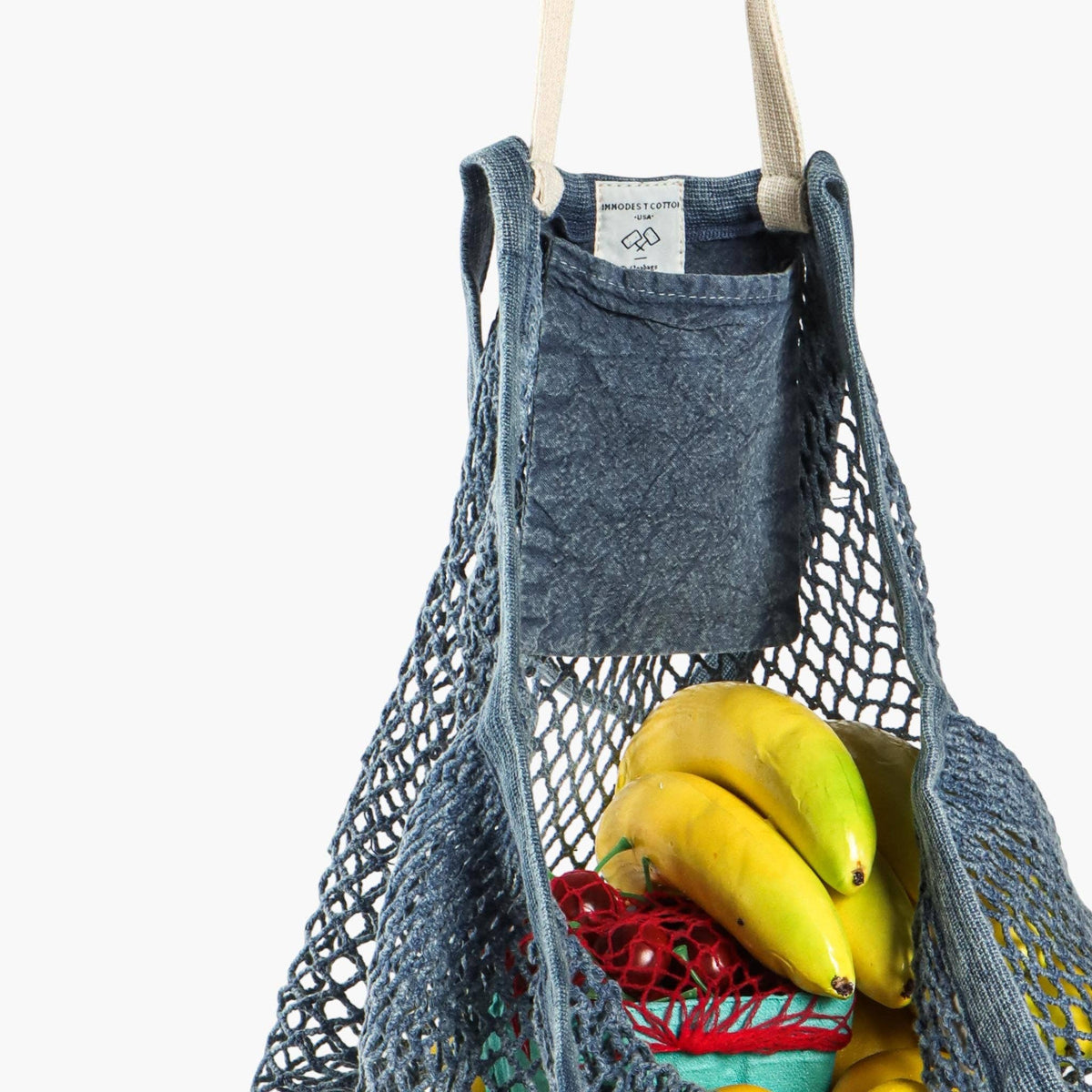 IMMODEST COTTON- Large Market Bag | Acid Wash