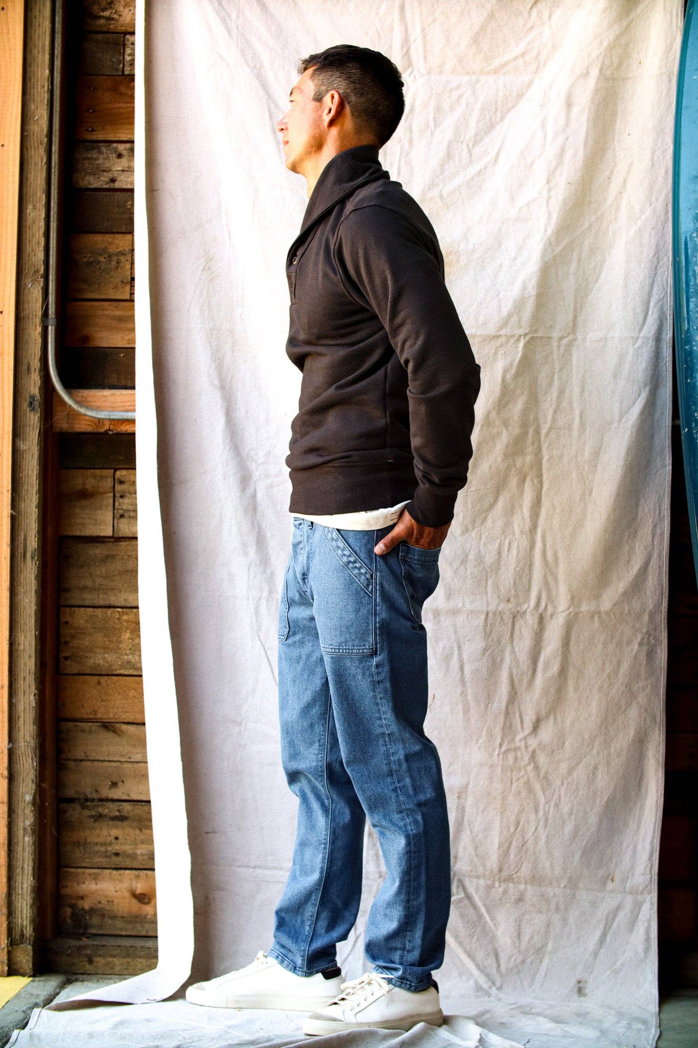 Scout Jean | Salt Wash Denim Military Pant