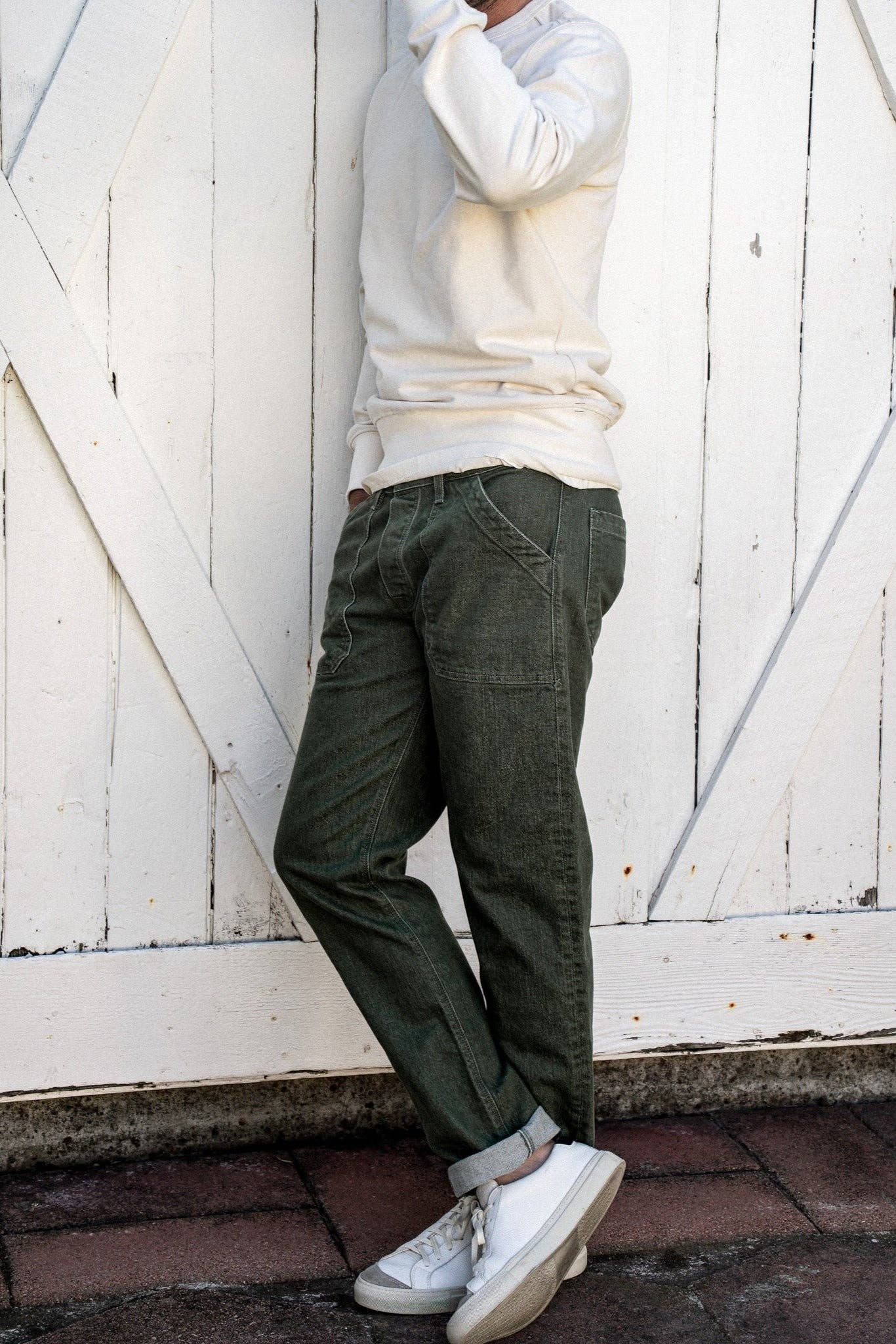 Scout Jean | Olive Denim Military Pant