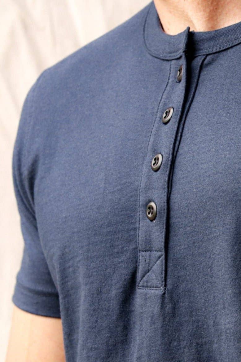 Reyes Henley | Heavyweight 8oz 100% Cotton