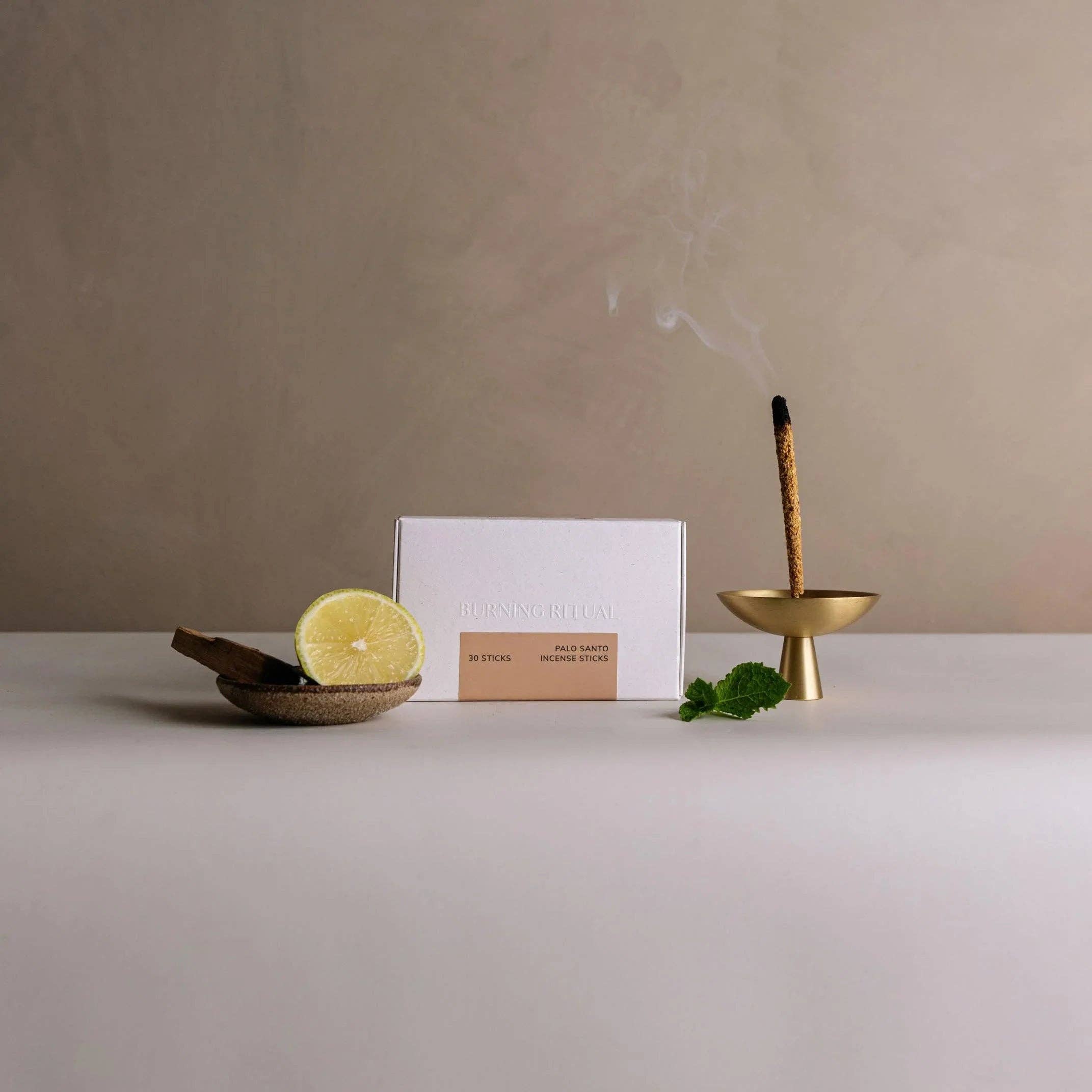 Cedar and Myrrh- Palo Santo Incense Sticks – 30 Mini Hand-Rolled Sticks from Peru (4.2")