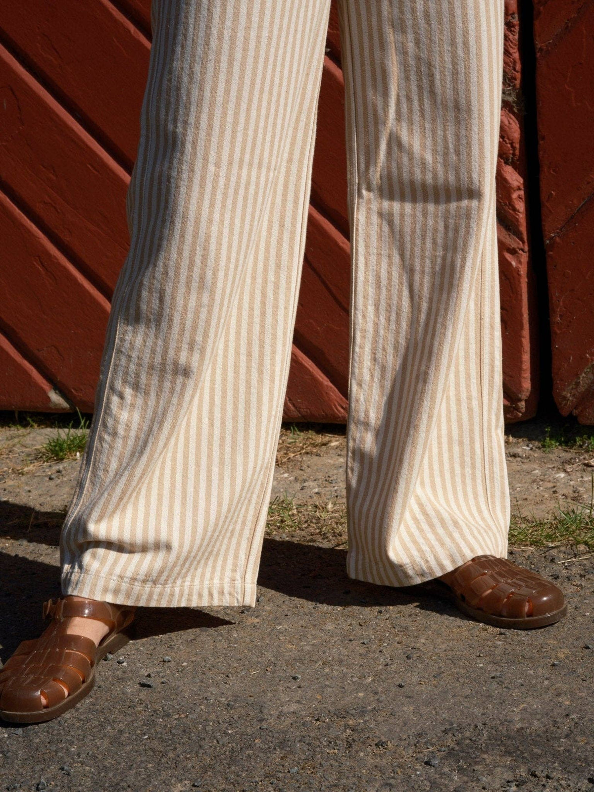 Mollusk- Parker Pants in Tan Stripe