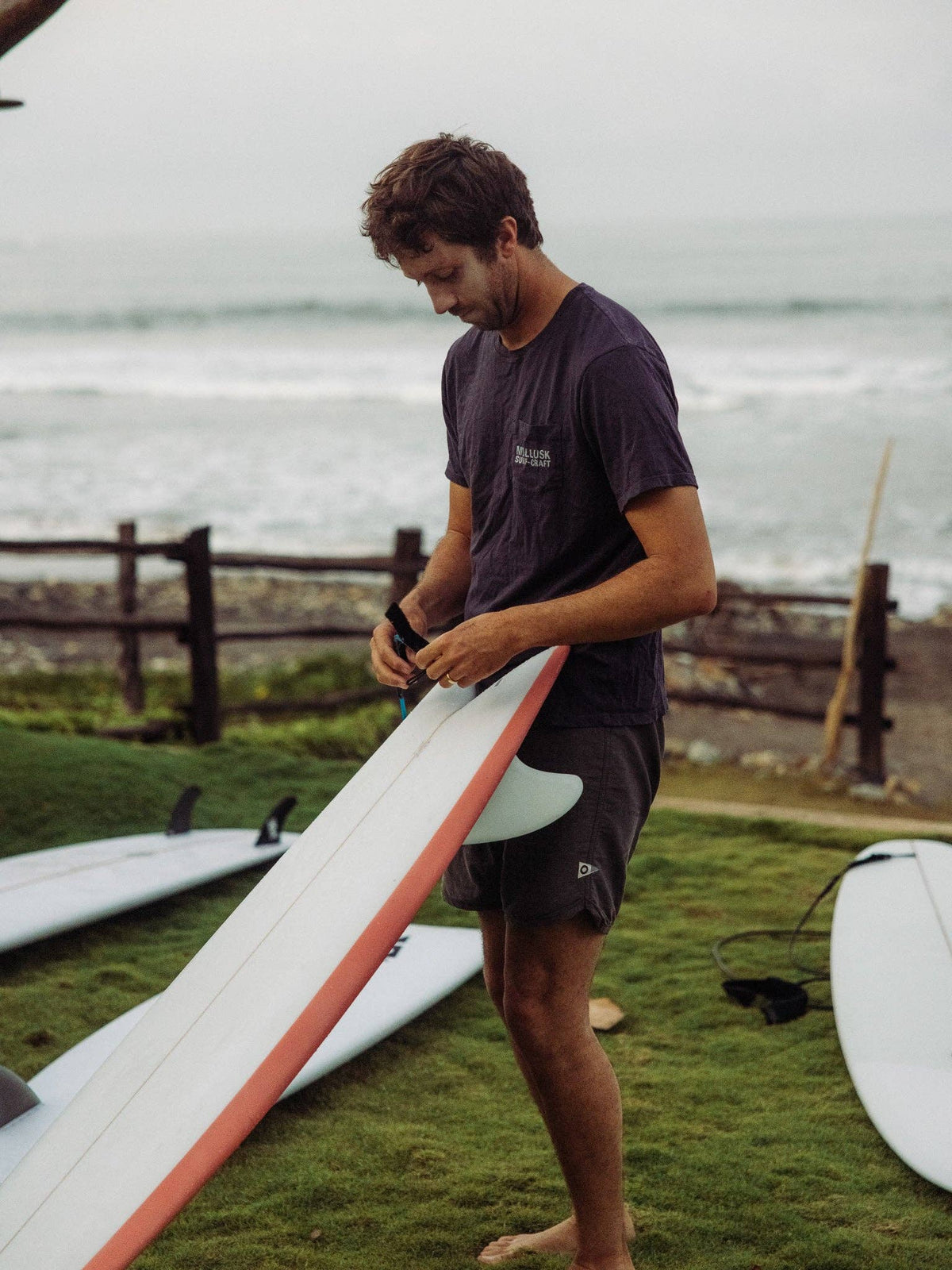 Mollusk- Scallop Trunks in Navy