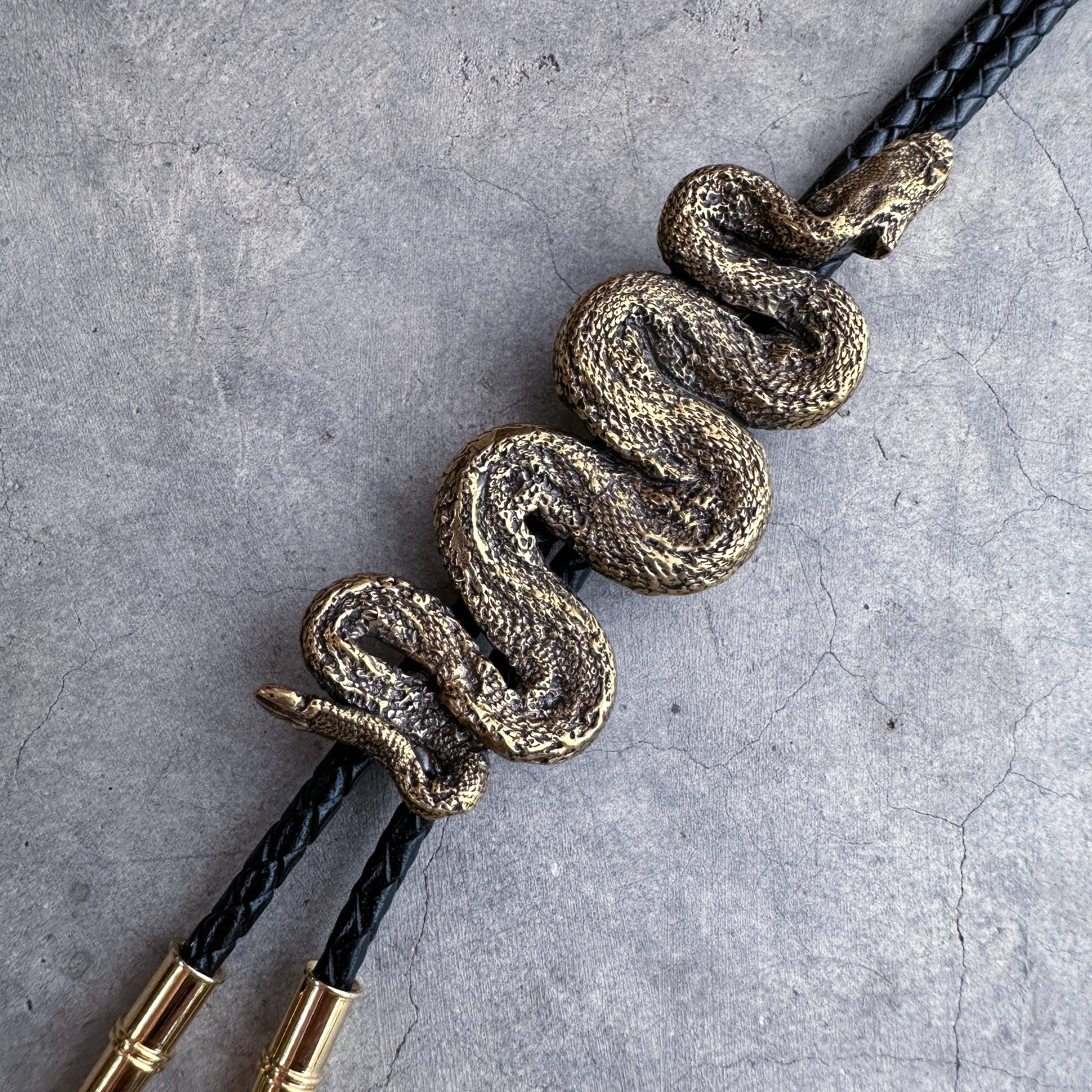 Rattlesnake Bolo Tie