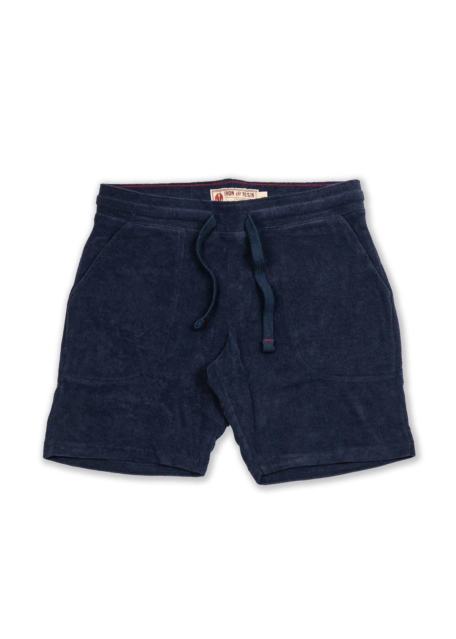 Iron & Resin- Terry Short in Navy
