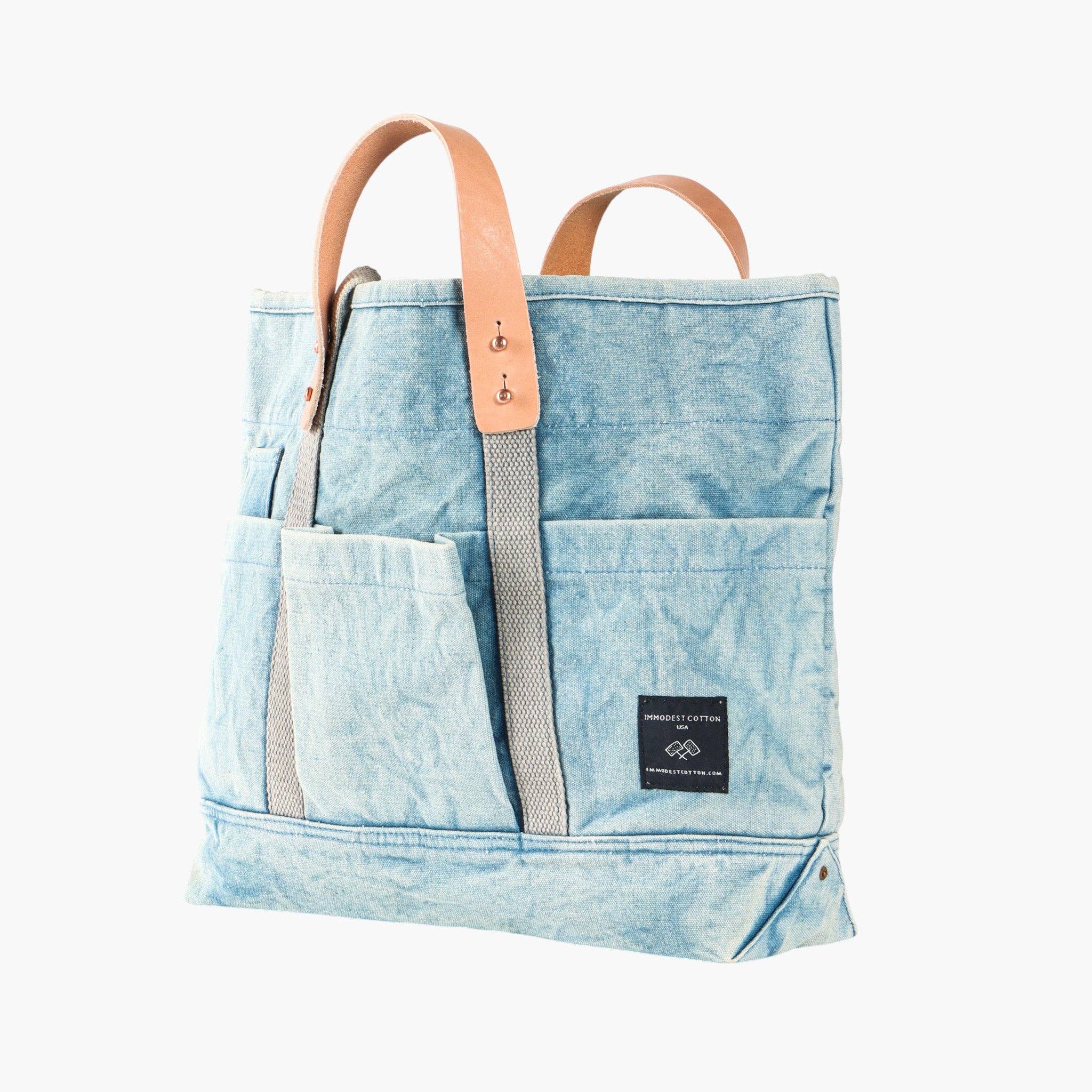 IMMODEST COTTON- Construction Tote | Acid Wash