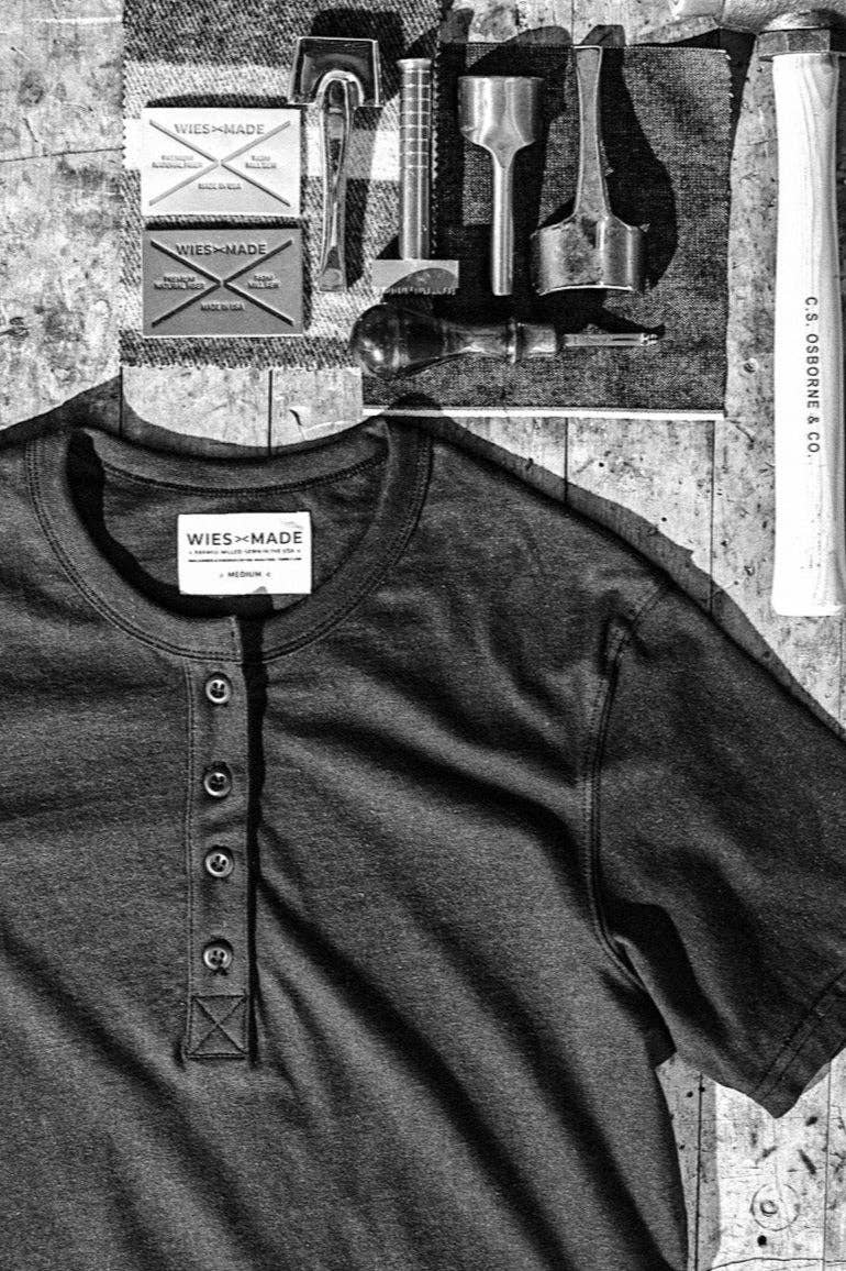 Reyes Henley | Heavyweight 8oz 100% Cotton