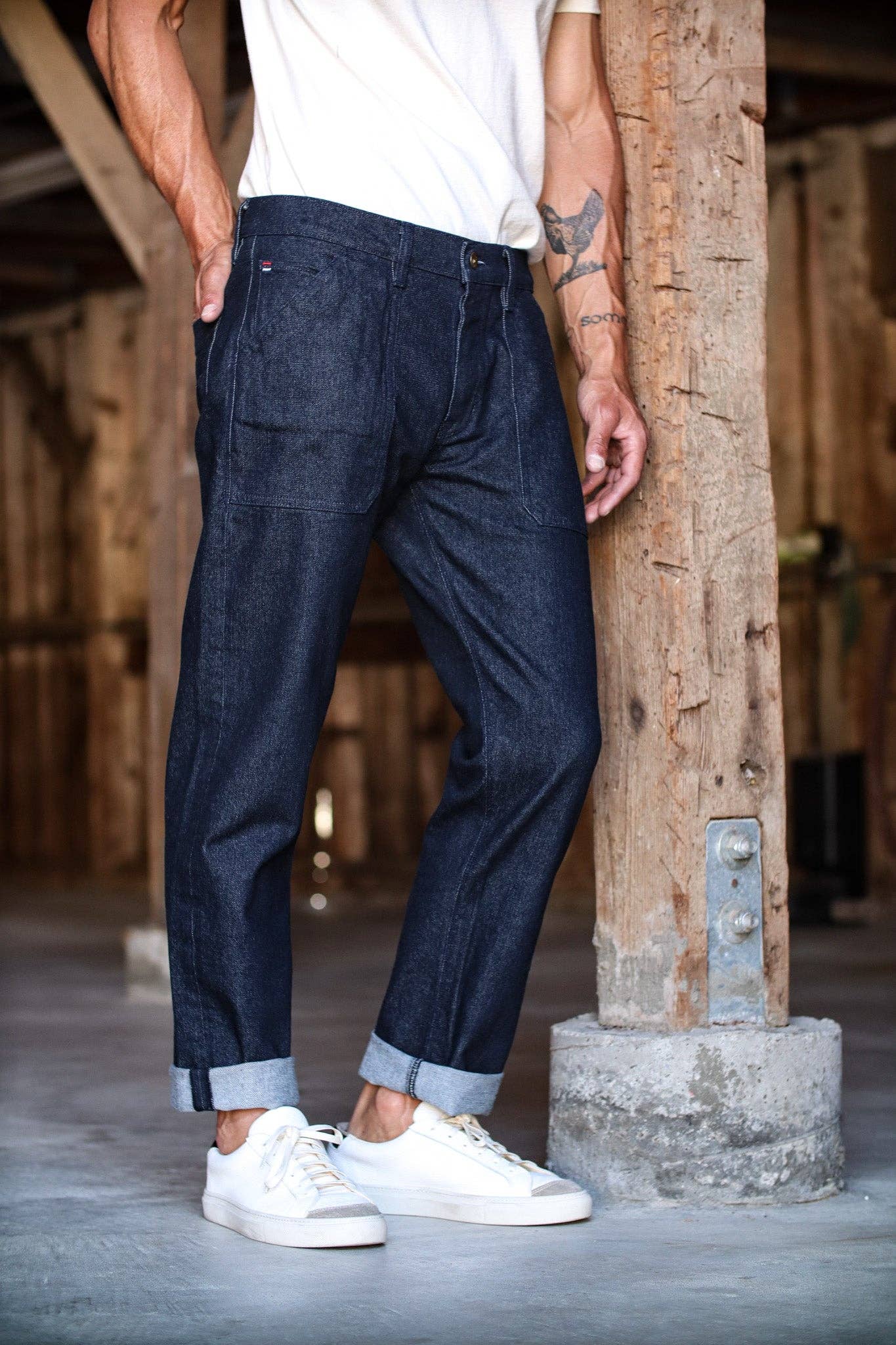 Scout Jean | Ocean Wash Denim Military Pant