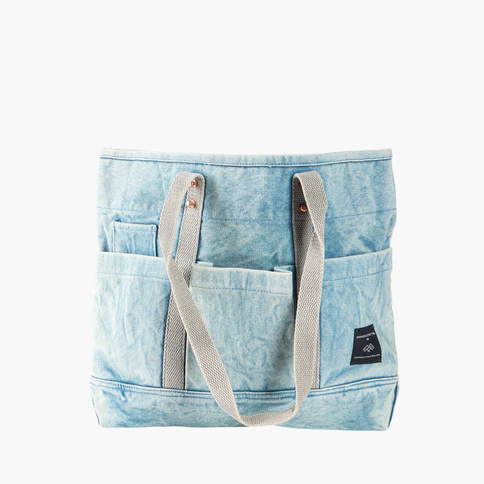 IMMODEST COTTON- Construction Tote | Acid Wash