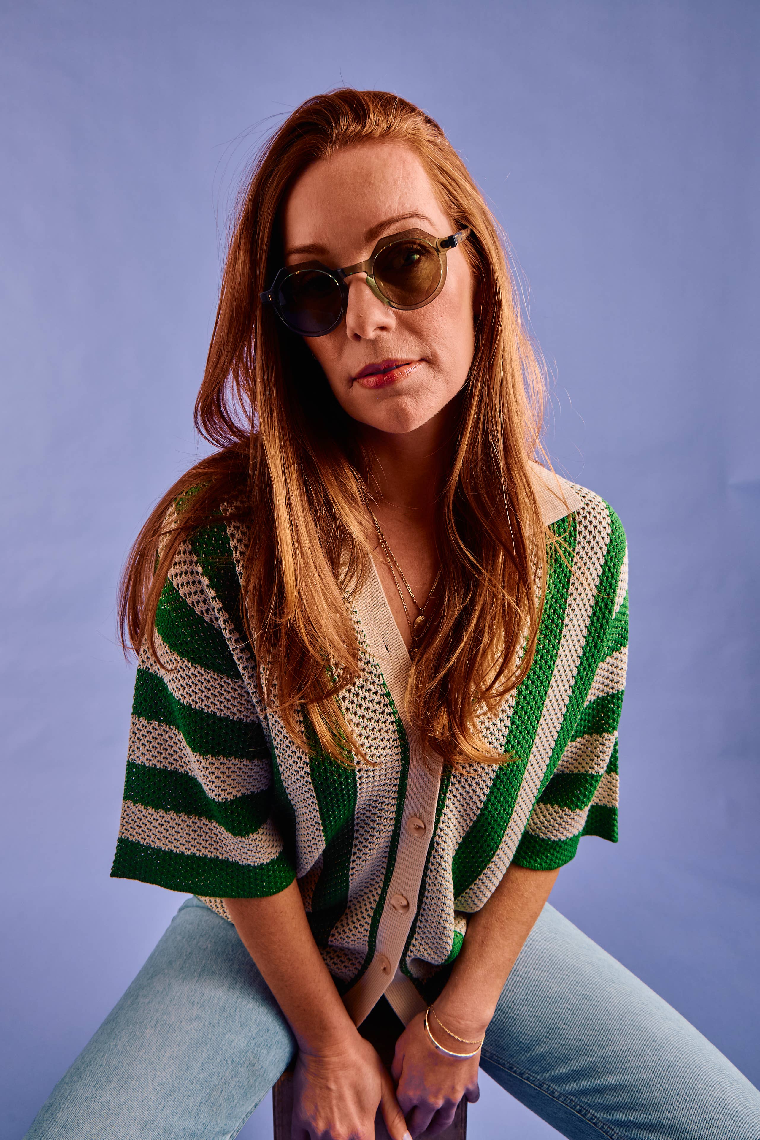 Sardine - Georgie - Verde Palma Green Sunglasses