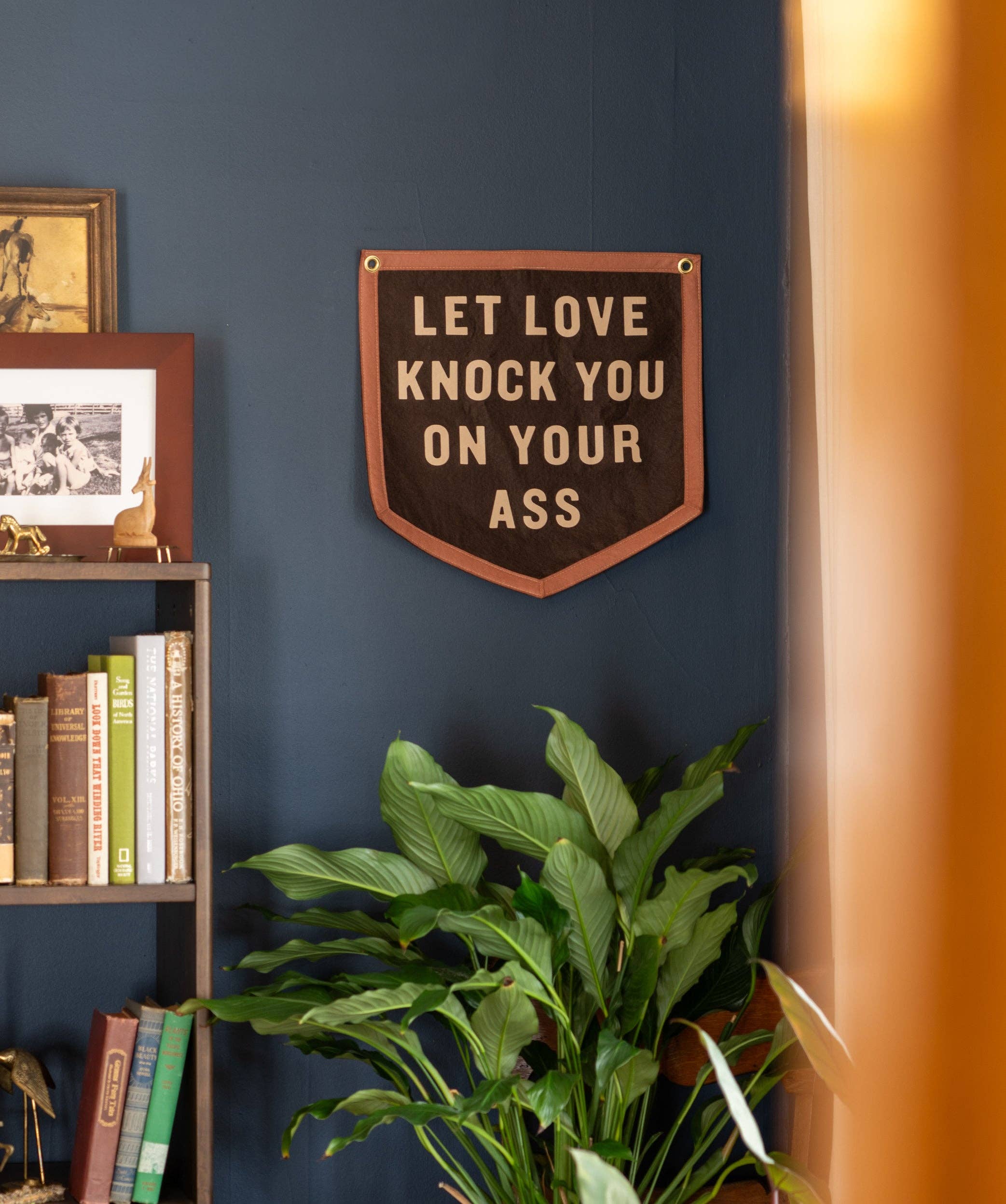 Let Love Knock You On Your Ass Camp Flag • Jason Isbell x Oxford Pennant