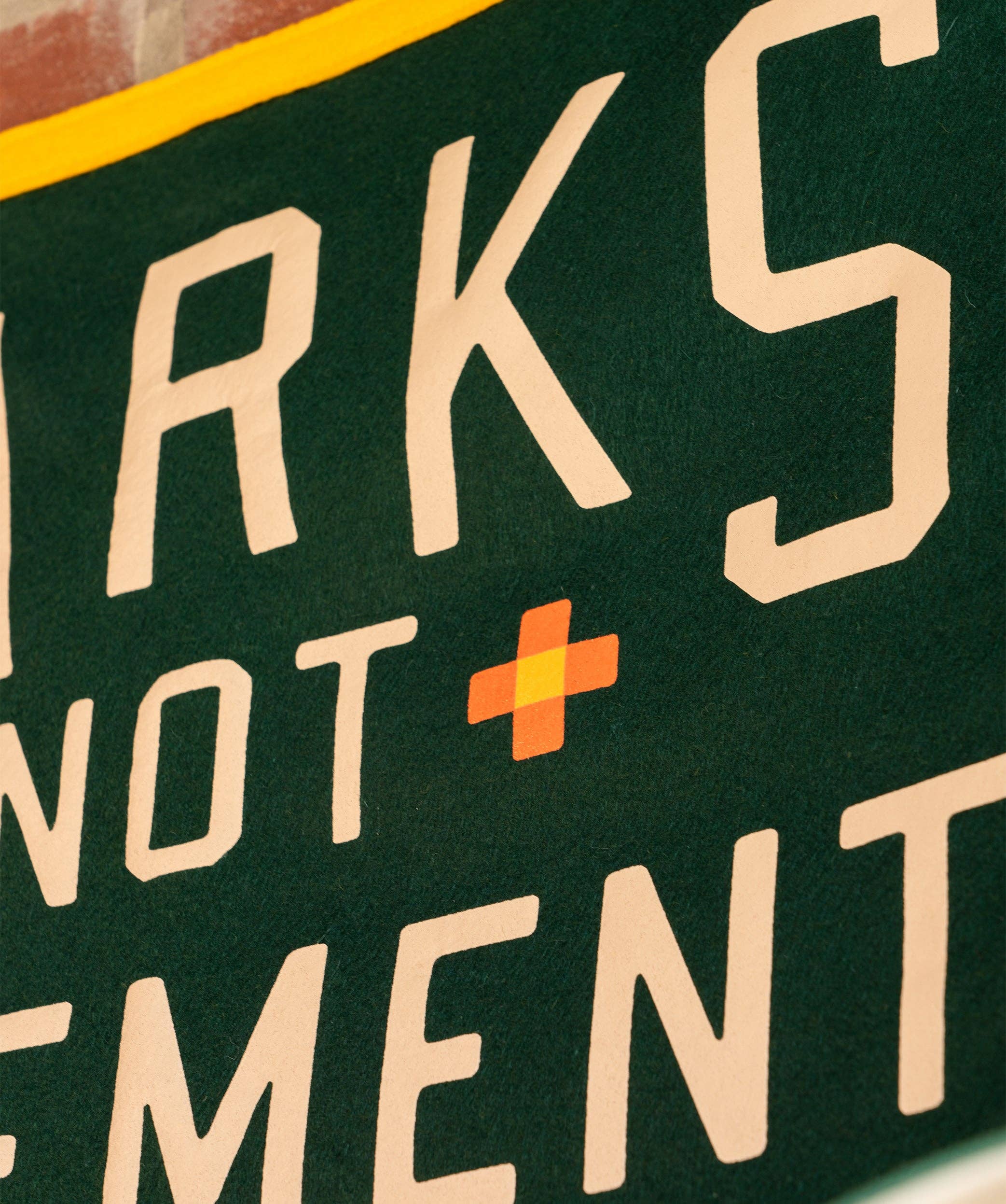 Parks Not Pavement Camp Flag