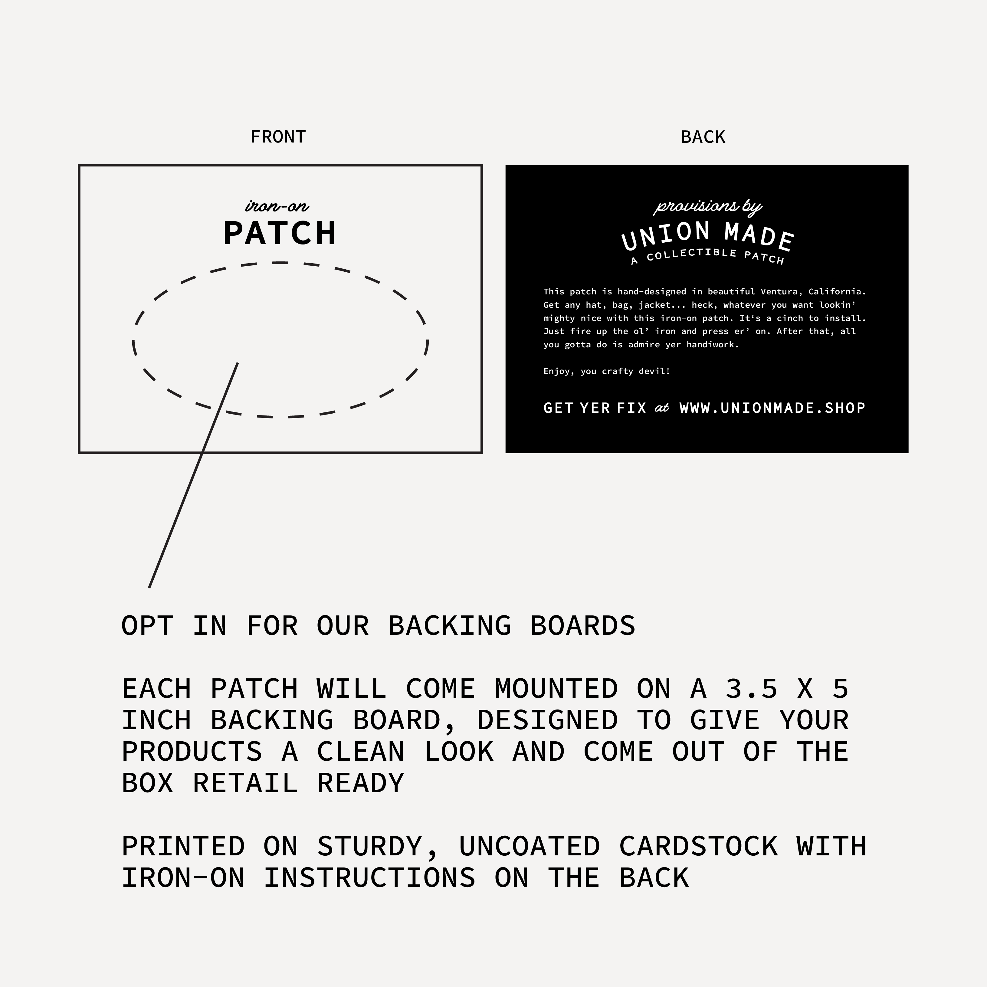 Monarch Butterfly - Iron on Patch