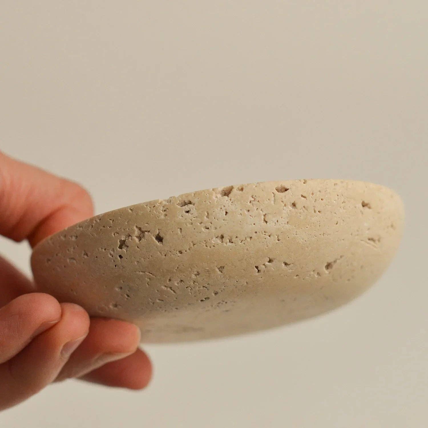 Cedar and Myrrh- Travertine Incense Holder Plate