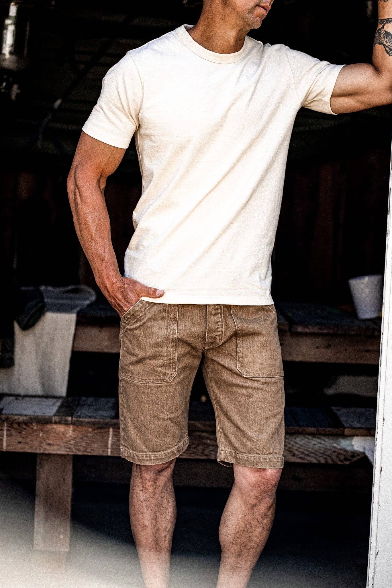 Scout | Wheat Denim Military Short