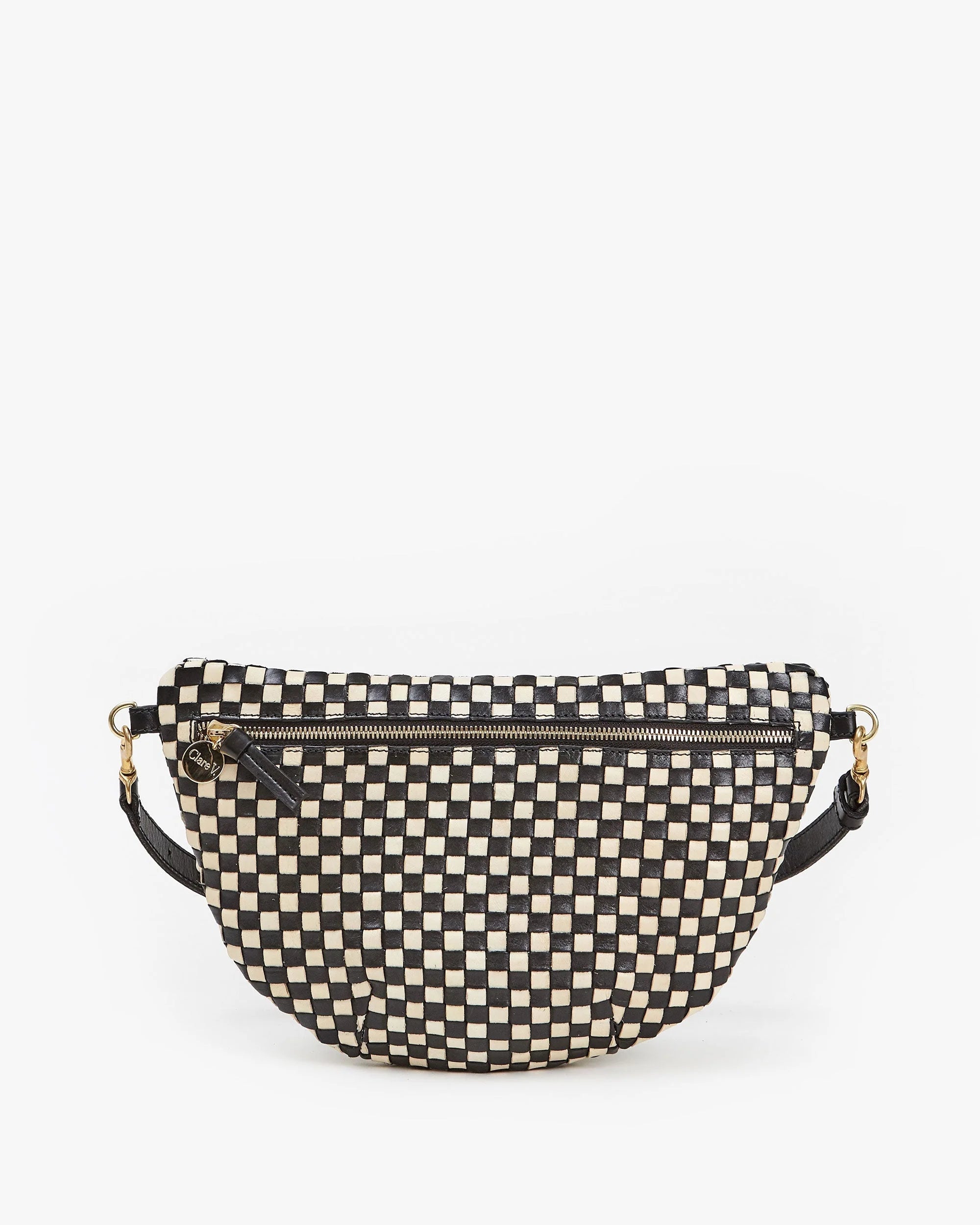 Clare V. - Grande Fanny Cream/Black