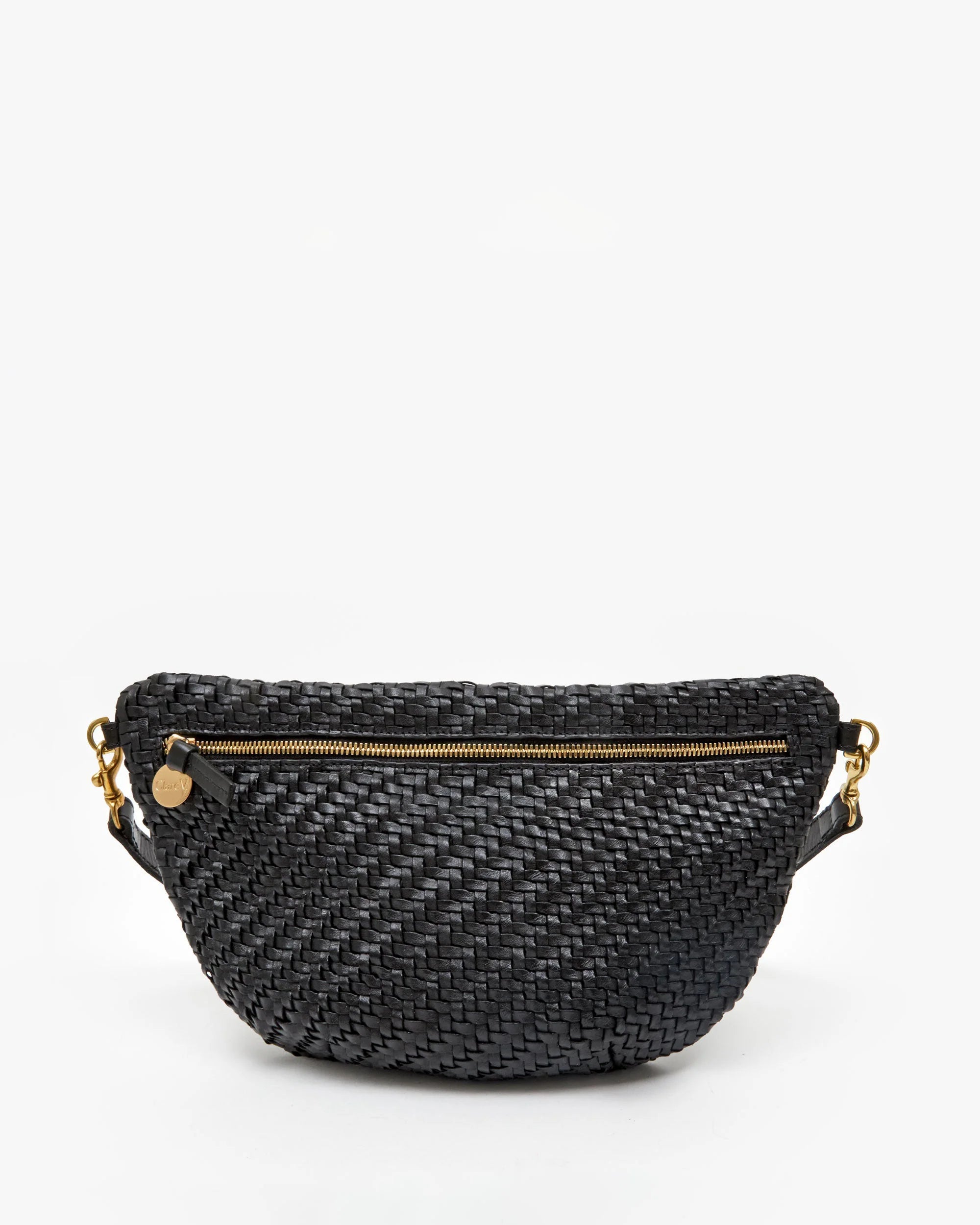Clare V. - Grande Fanny Black Woven