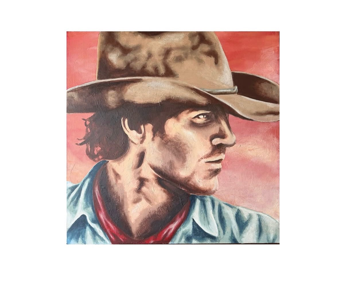 "Painting of a Cowboy" by Brandon Owen