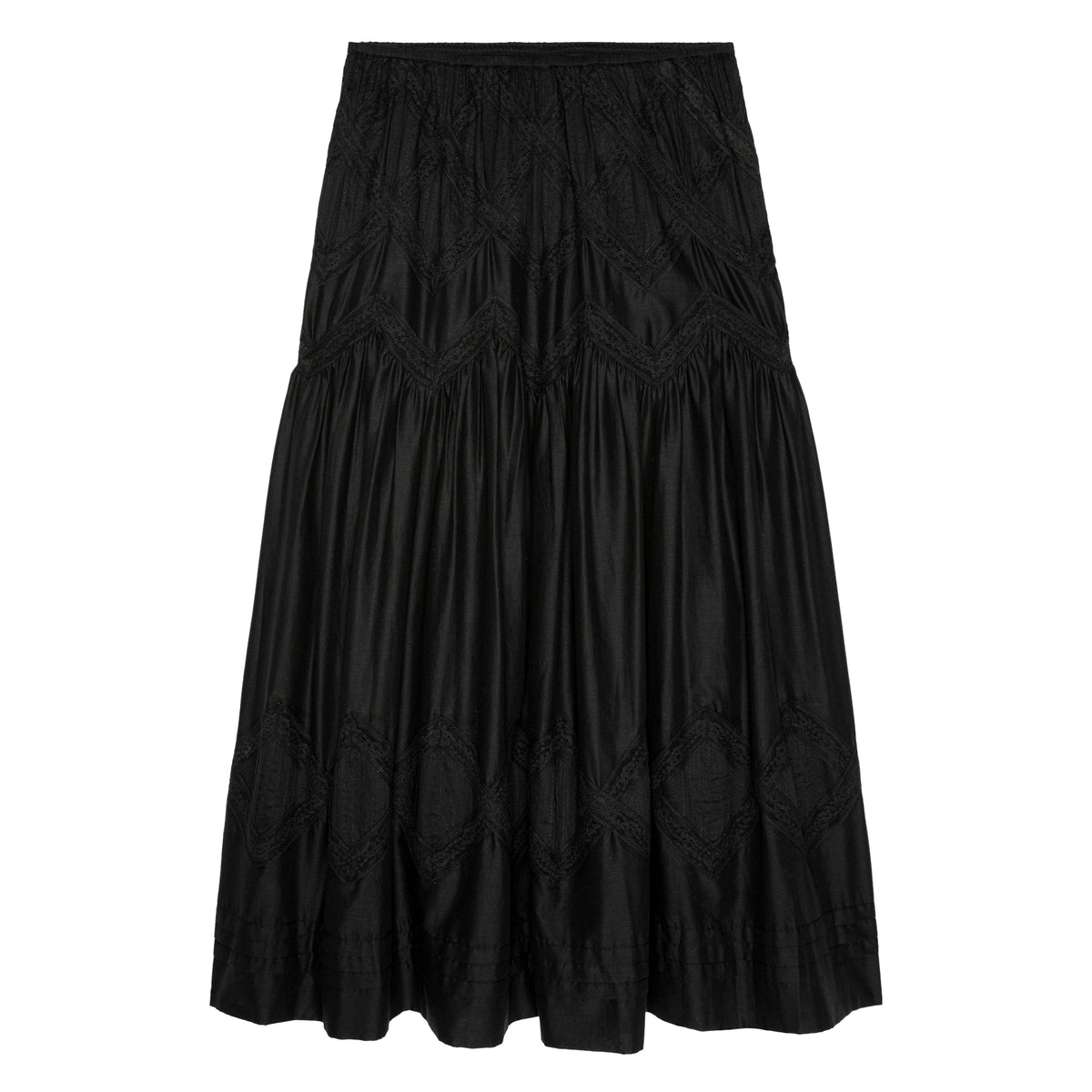 THE LATTICE LACE VICTORIAN SKIRT