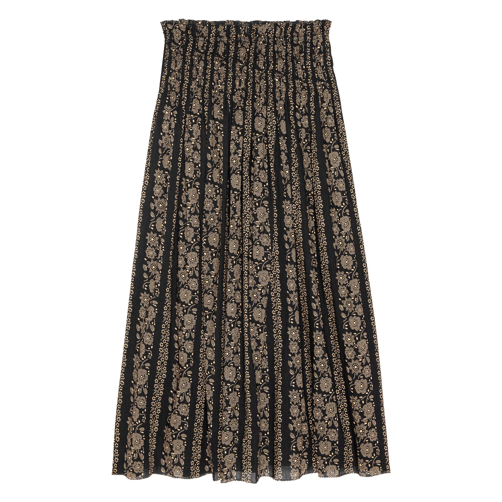 BLACK & CREAM TOKEN FLORAL