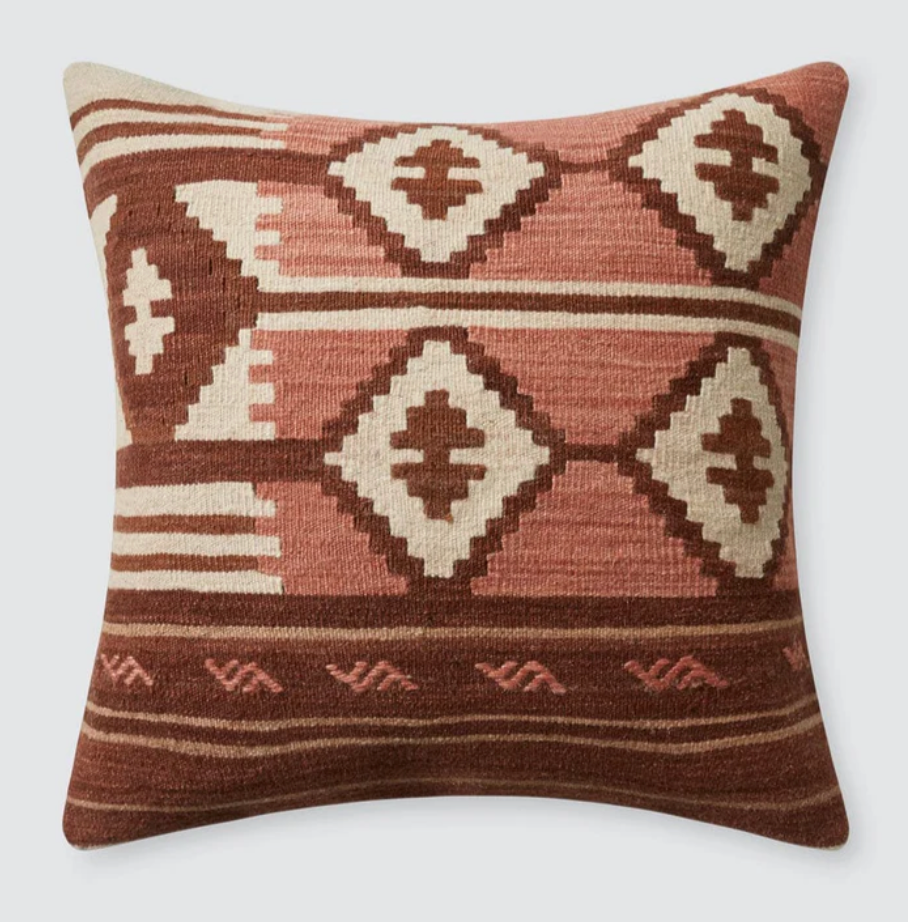 The Citizenry- Sienna-Deniz Kilim Pillow 20"x 20"