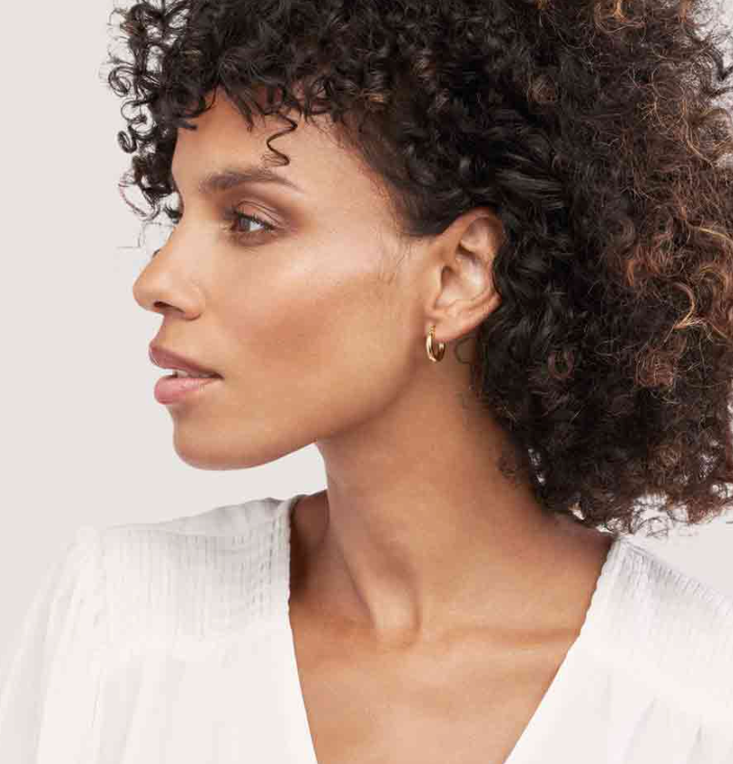 3mm Tube Hoop Earrings