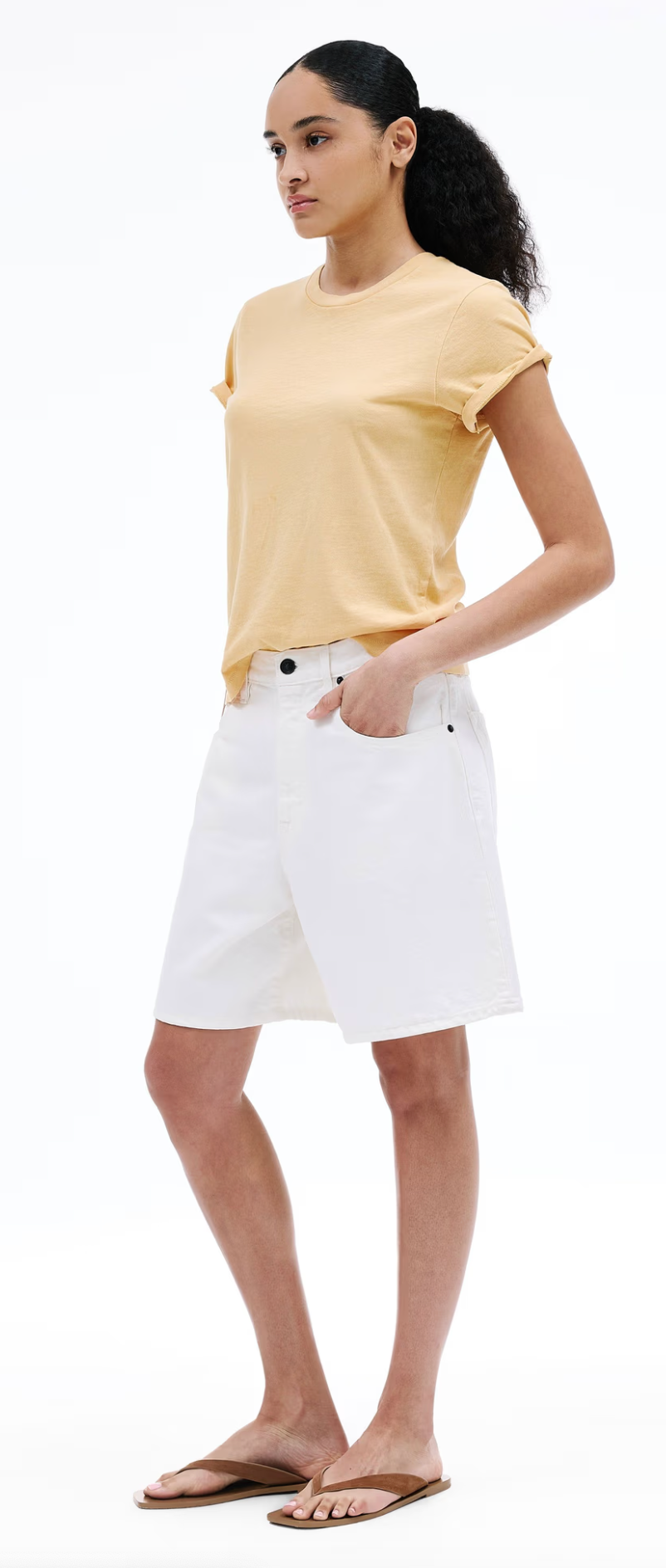 SLVERLAKE- Square Short- White
