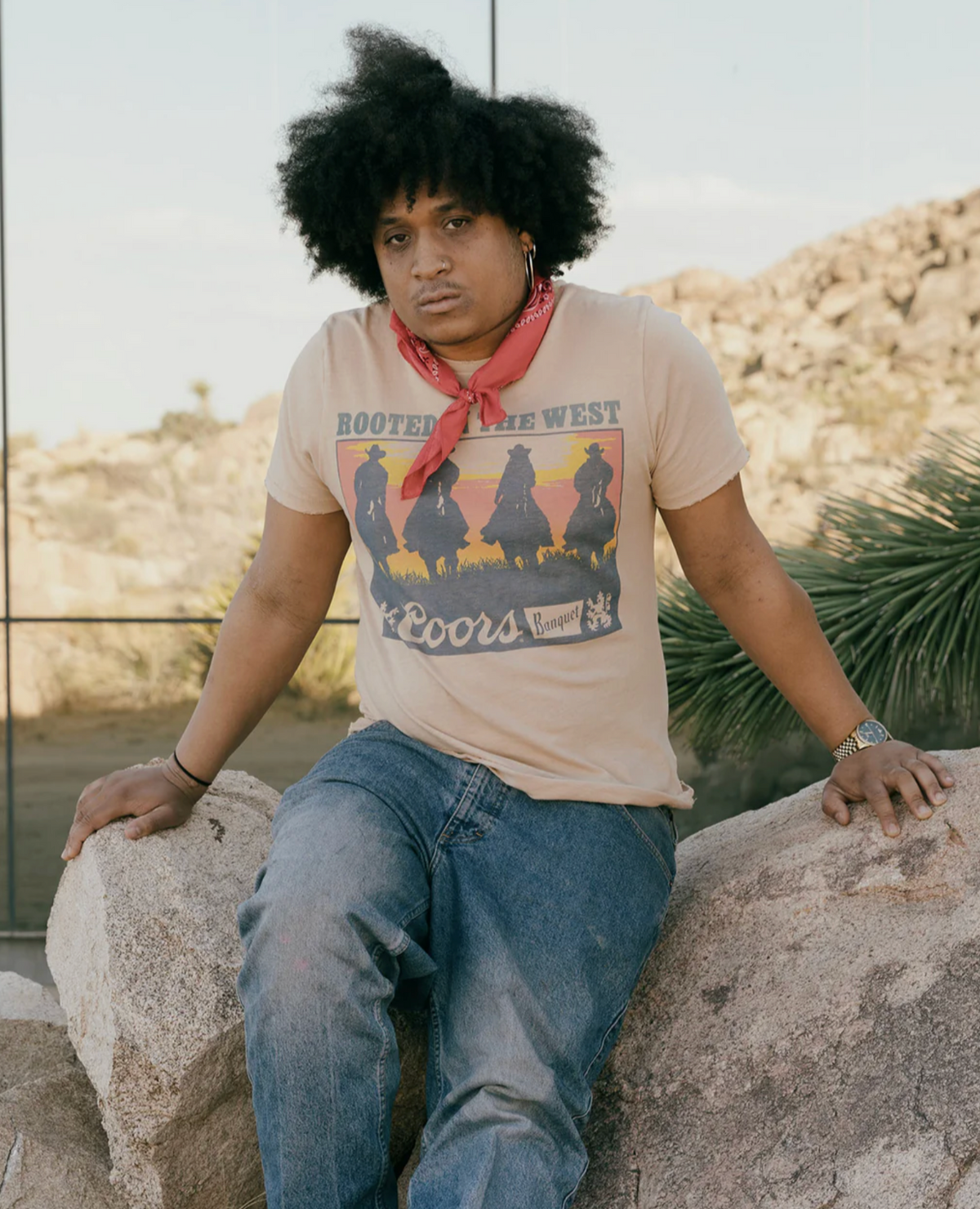 Coors Rooted in the West Vintage Tee