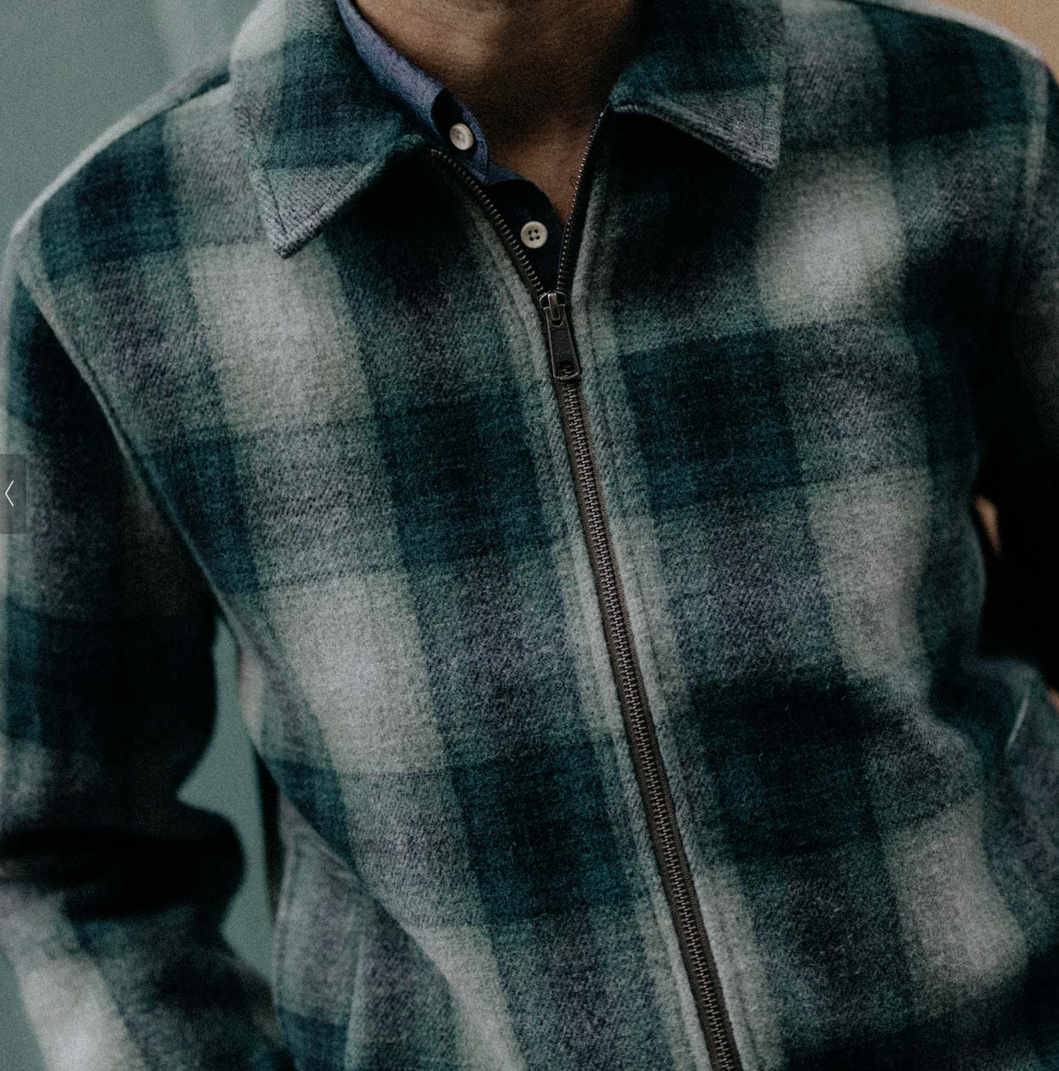 Taylor Stitch- The Waterfront Jacket in Evergreen Plaid