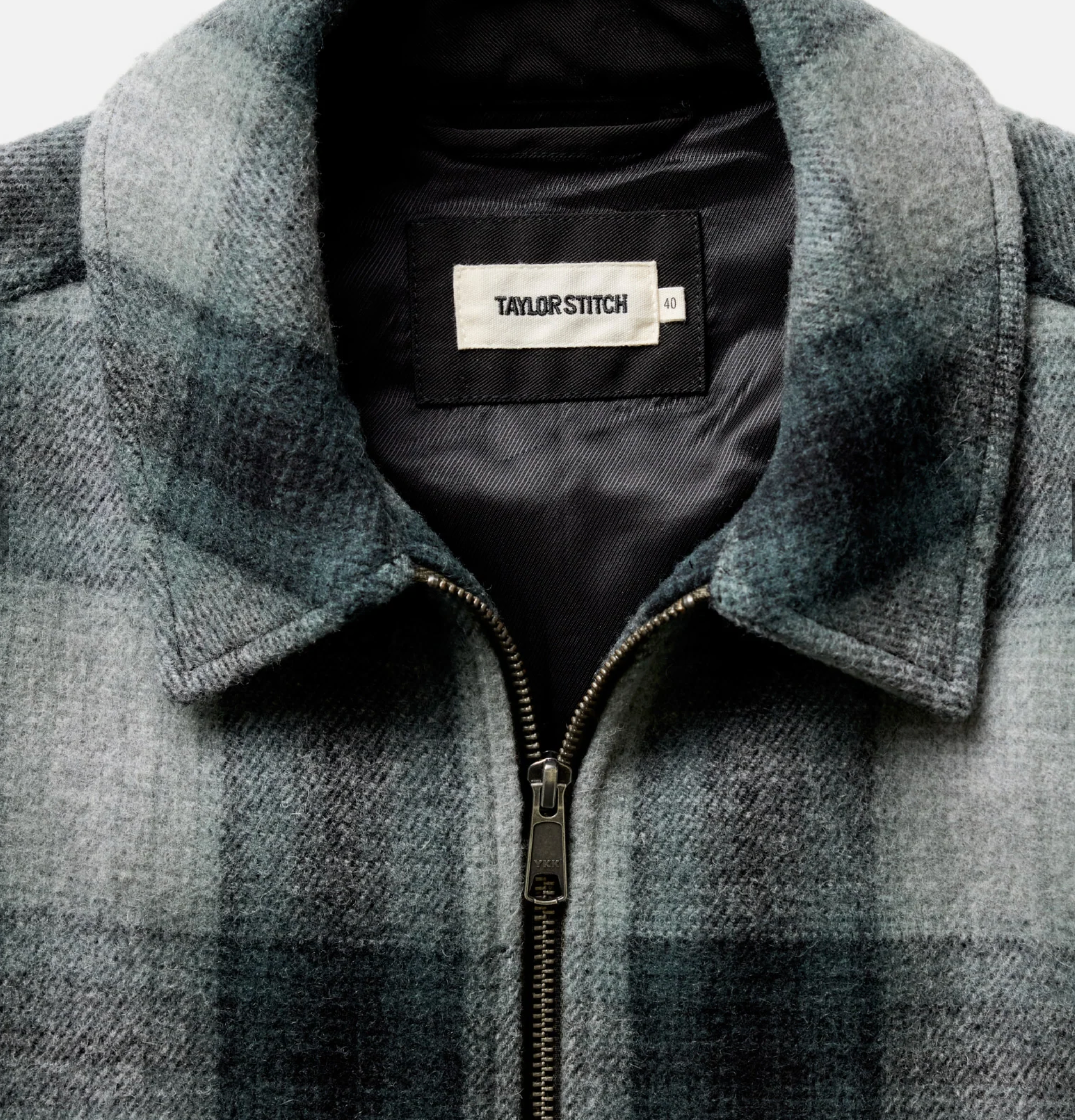 Taylor Stitch- The Waterfront Jacket in Evergreen Plaid