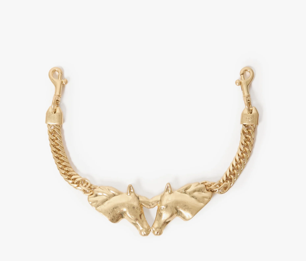 Clare V. Top Handle Le Cheval Vintage Gold