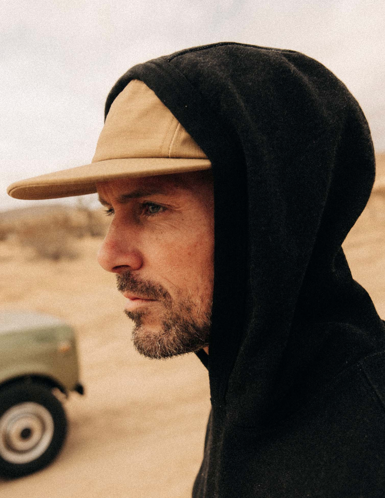 Taylor Stitch- The Sunset Hoodie in Black Indigo