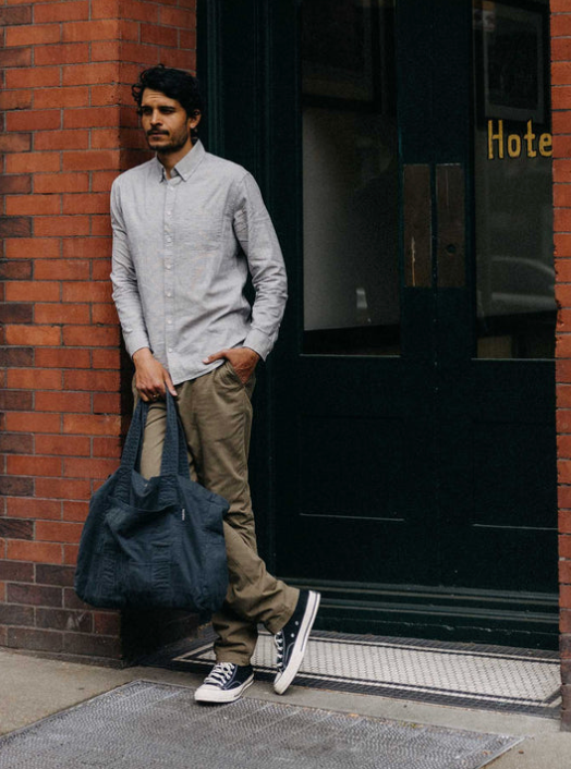 Taylor Stitch- Foundation Tote in Organic Navy