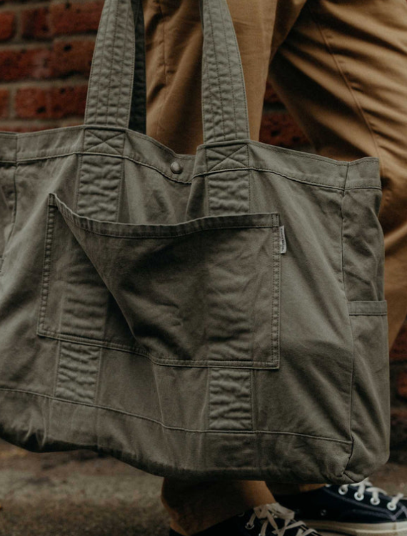 Taylor Stitch- Foundation Tote in Smoked Olive