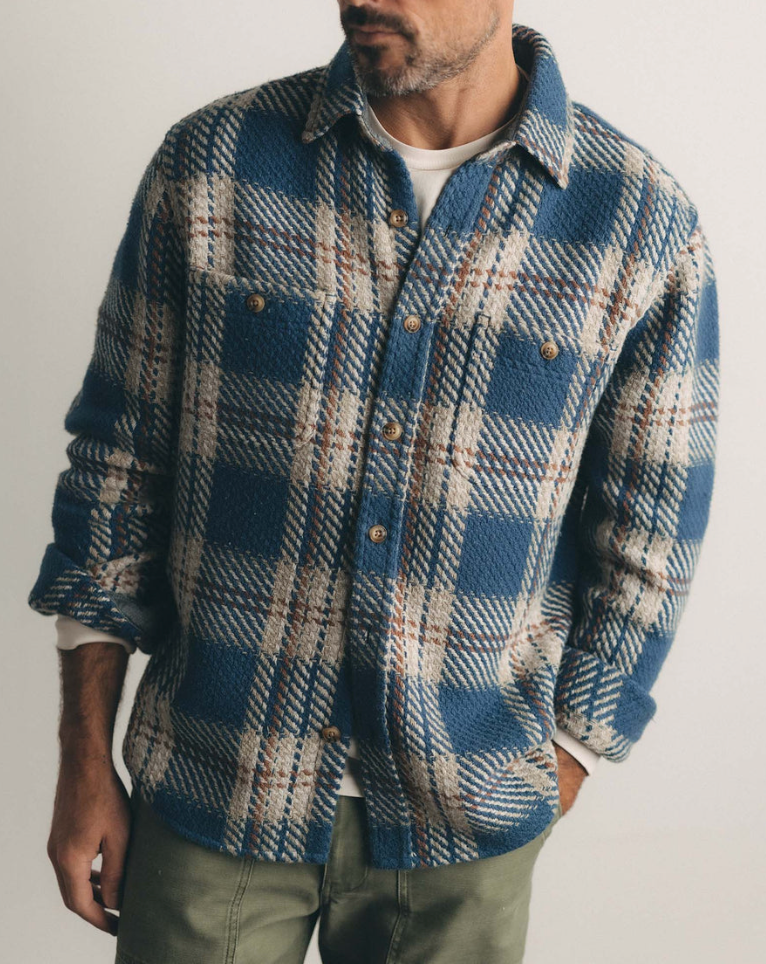 Taylor Stitch-The Cutter Overshirt in Ocean Plaid