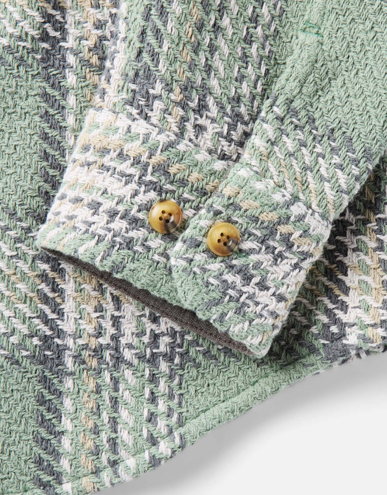 Taylor Stitch- The Cutter Overshirt in Sage Plaid