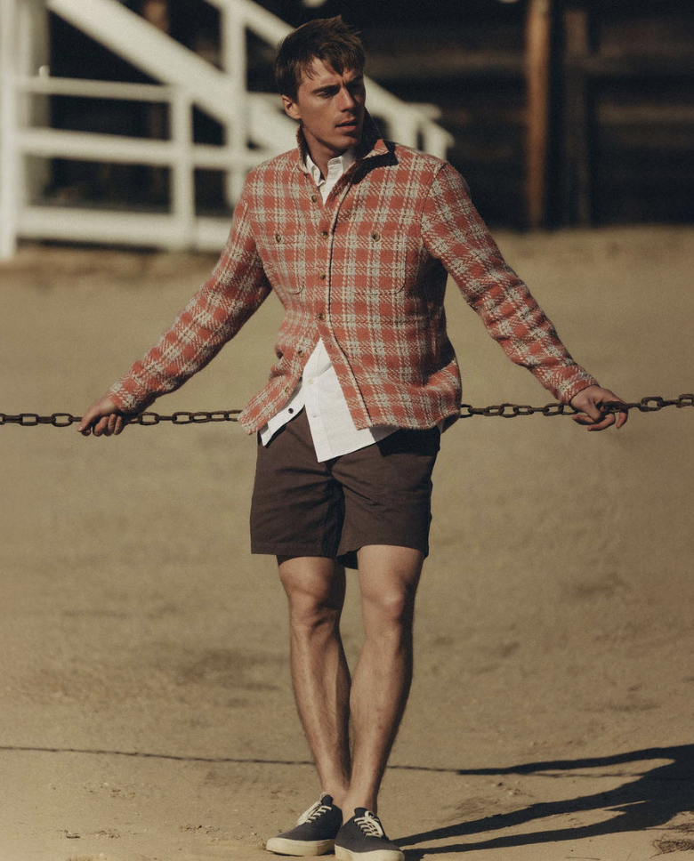 Taylor Stitch- The Cutter Overshirt in Salmon Plaid
