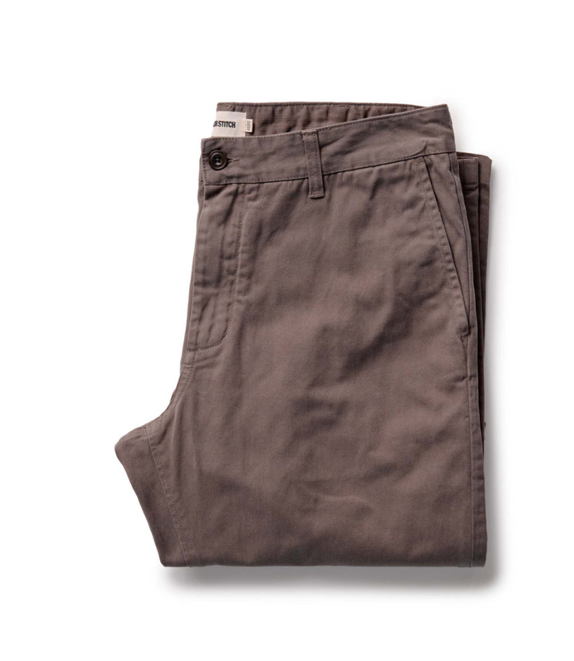 Taylor Stitch-The Straight Foundation Pant in Organic Espresso