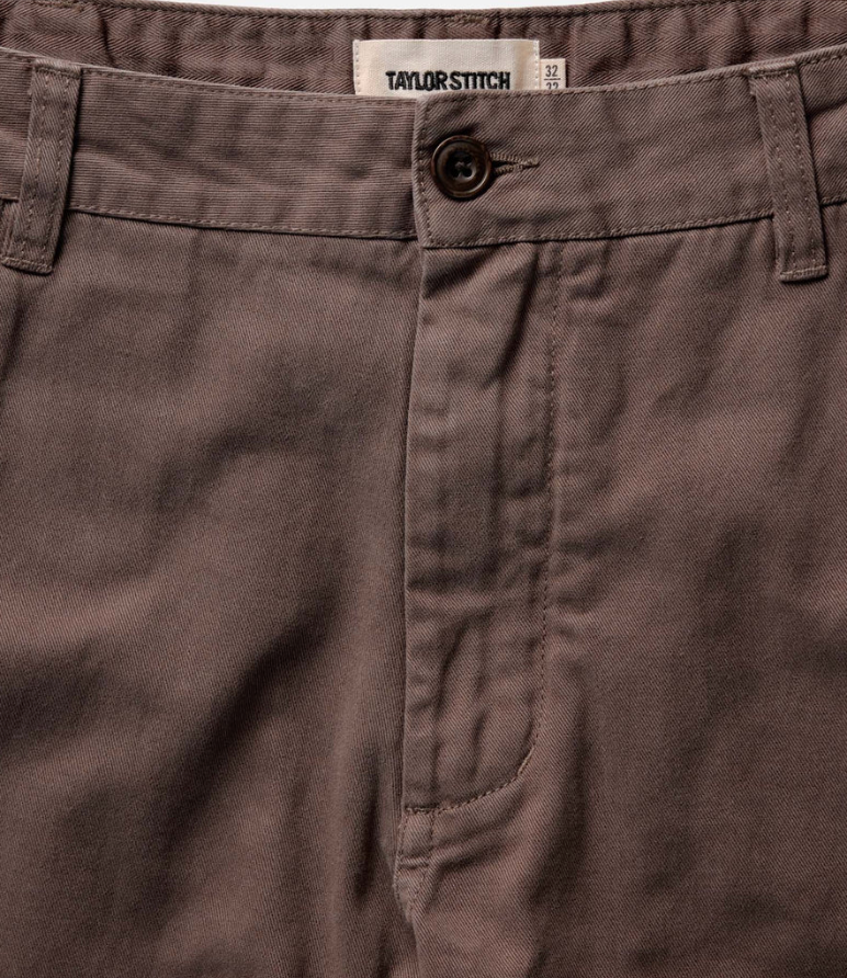 Taylor Stitch-The Straight Foundation Pant in Organic Espresso