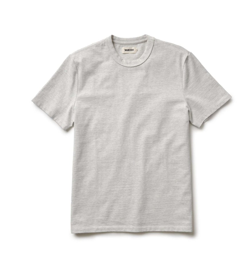 Taylor Stitch- The Organic Cotton Shop Tee in Oat Twist